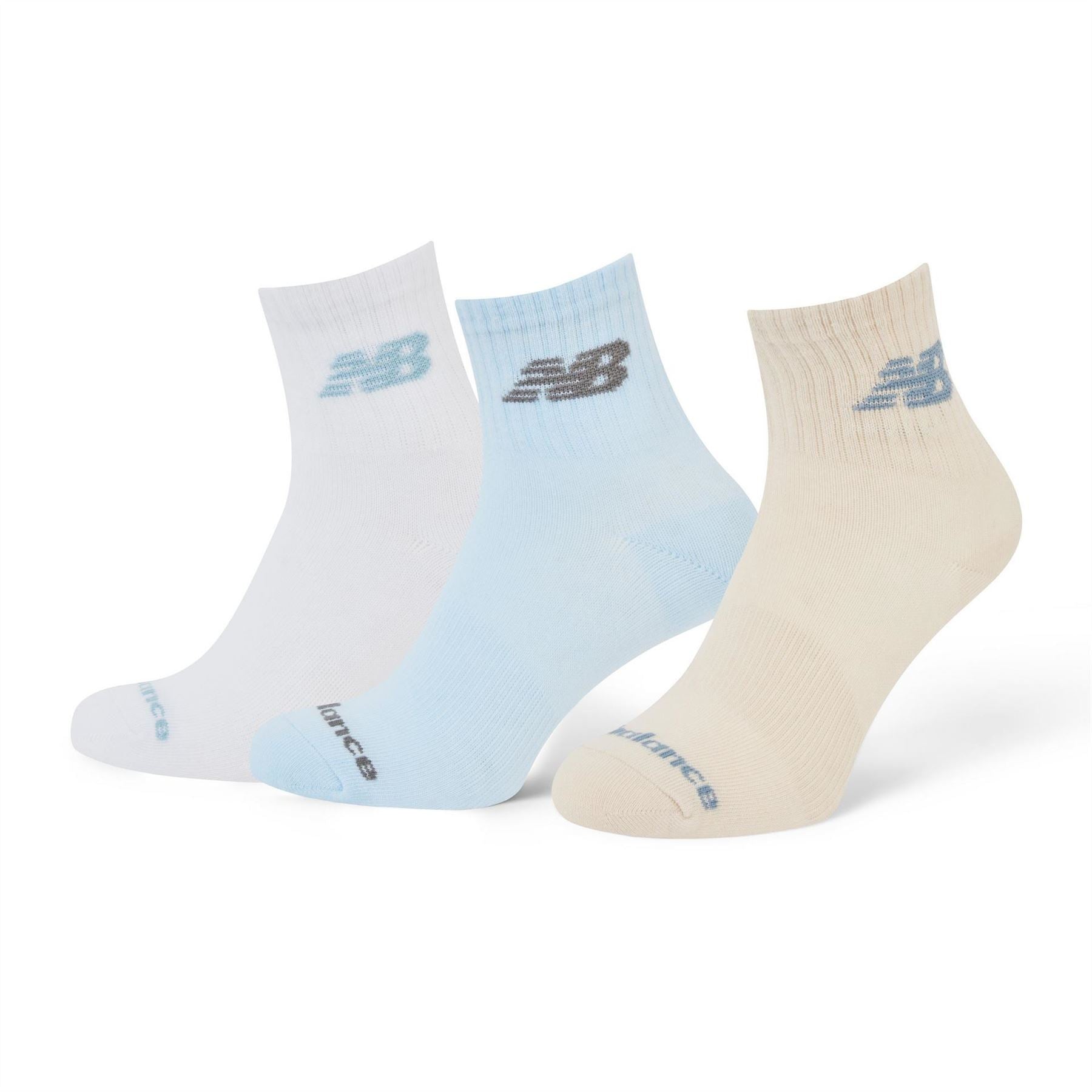 New Balance Everyday Crew Socks 3 Pack Adults