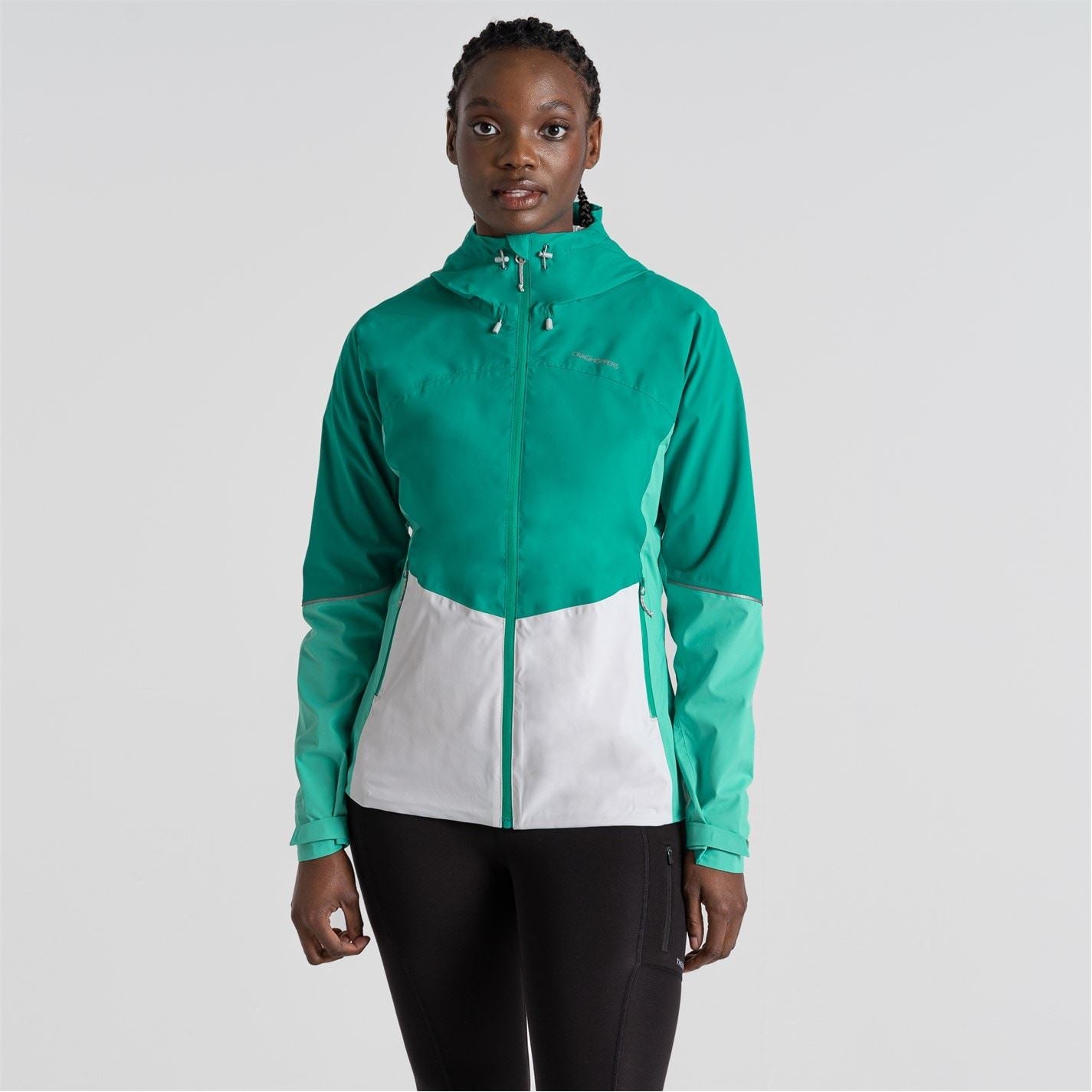 Craghoppers Jamila Funnel Neck Long Windbreaker Jacket