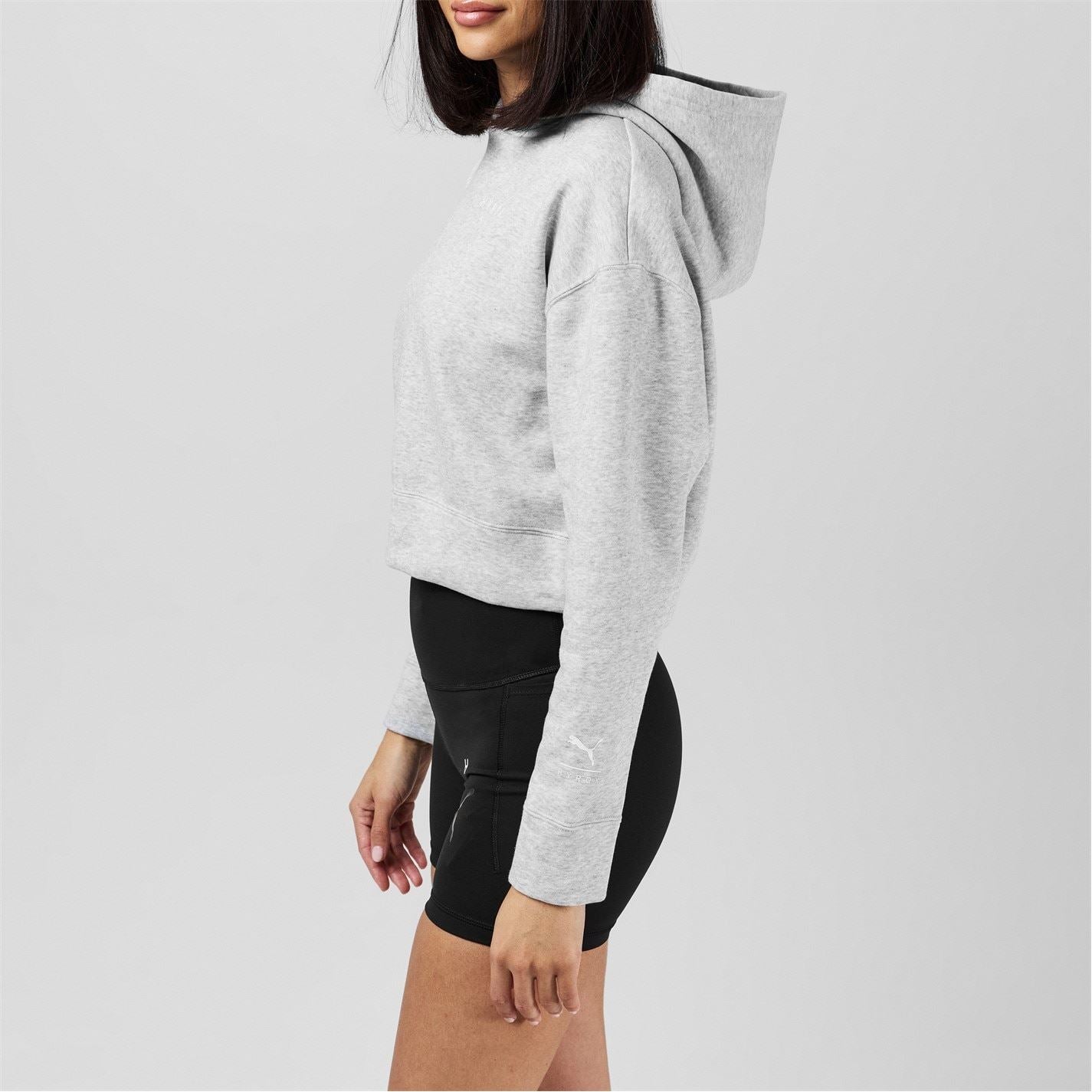 Puma Hyrox Hooded Cropped Relaxed Sweatshirt