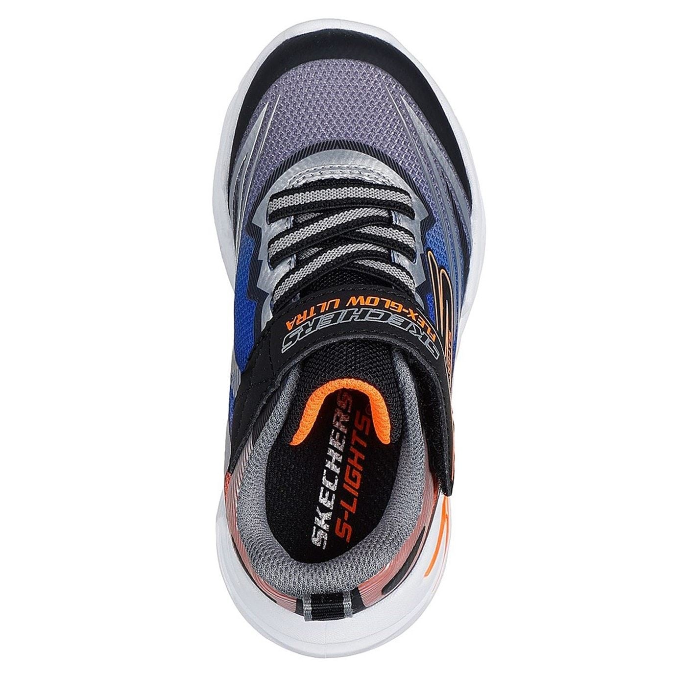 Skechers Boys Lighted Graphic Print Round Toe Trainers