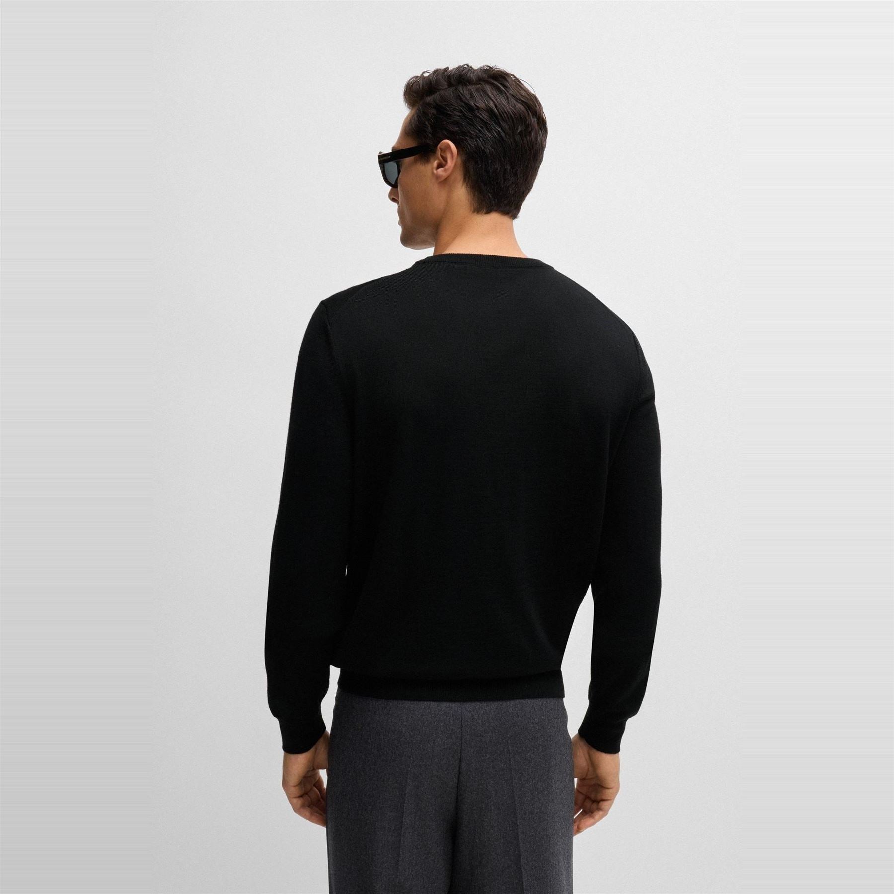 Boss Crew Neck Long Sleeve Regular Fit Sweater