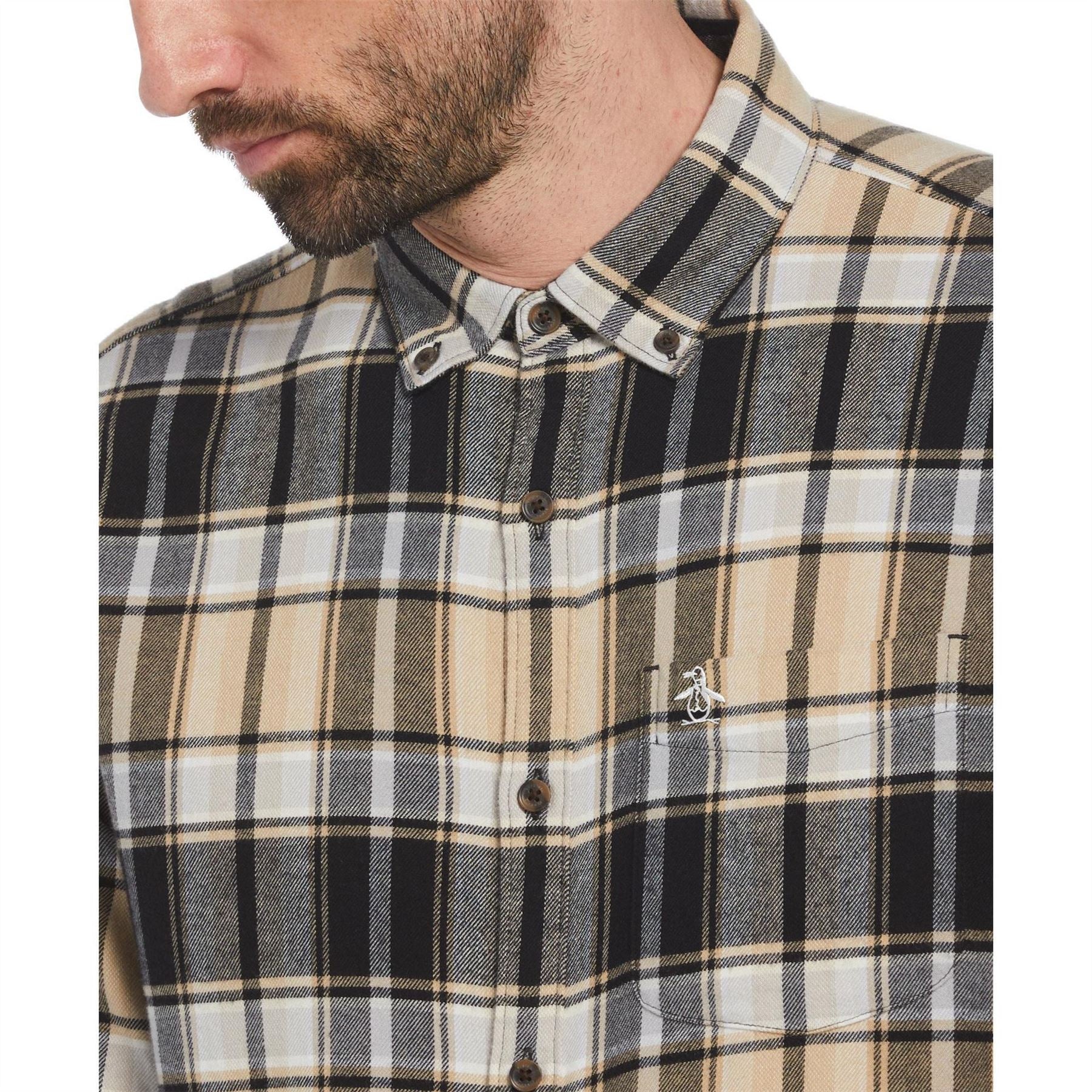 Original Penguin Long Sleeve Regular Fit Shirt