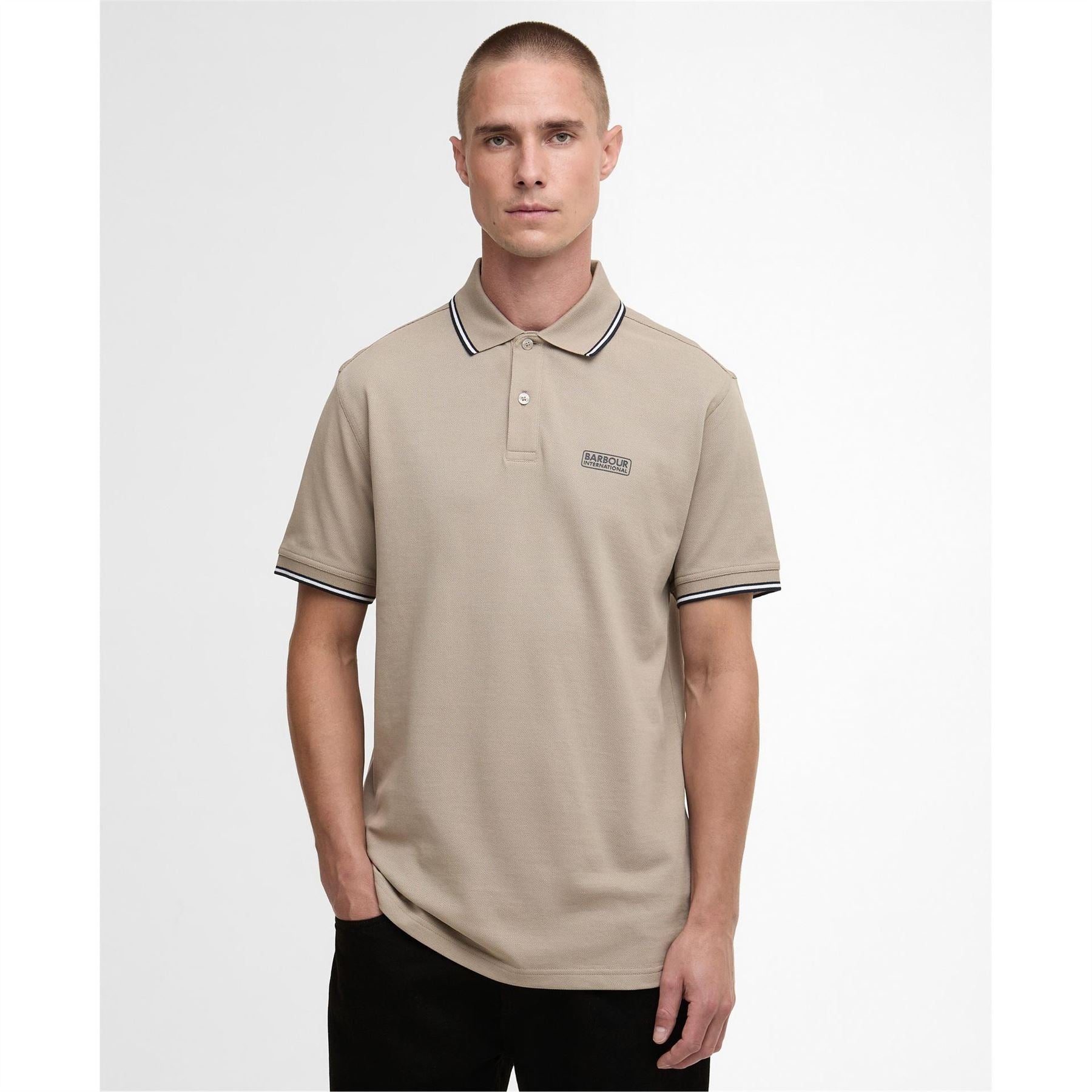 Barbour International Tipped Short Sleeve Polo Shirt