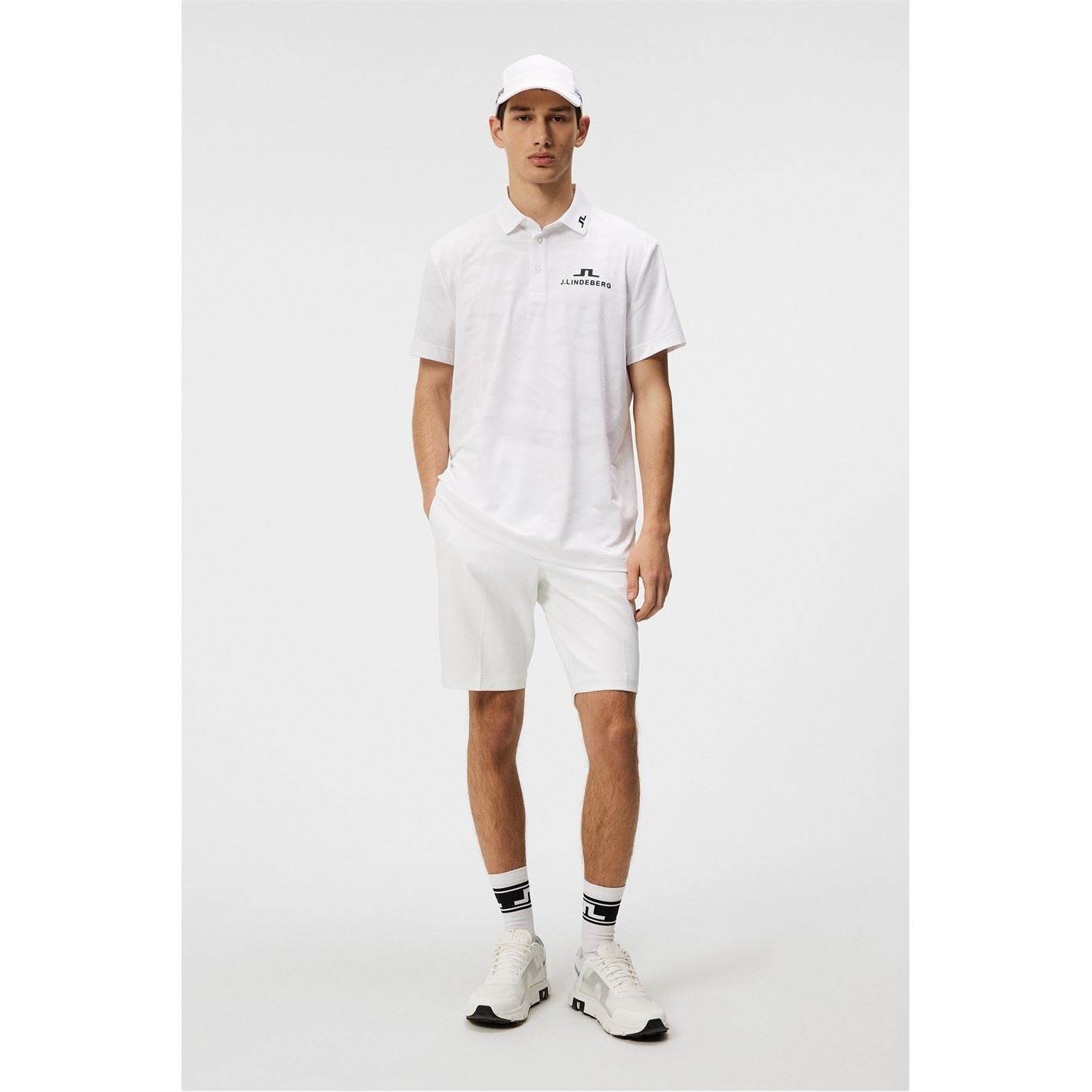 J Lindeberg Golf Short Sleeve Performance Polo Shirt