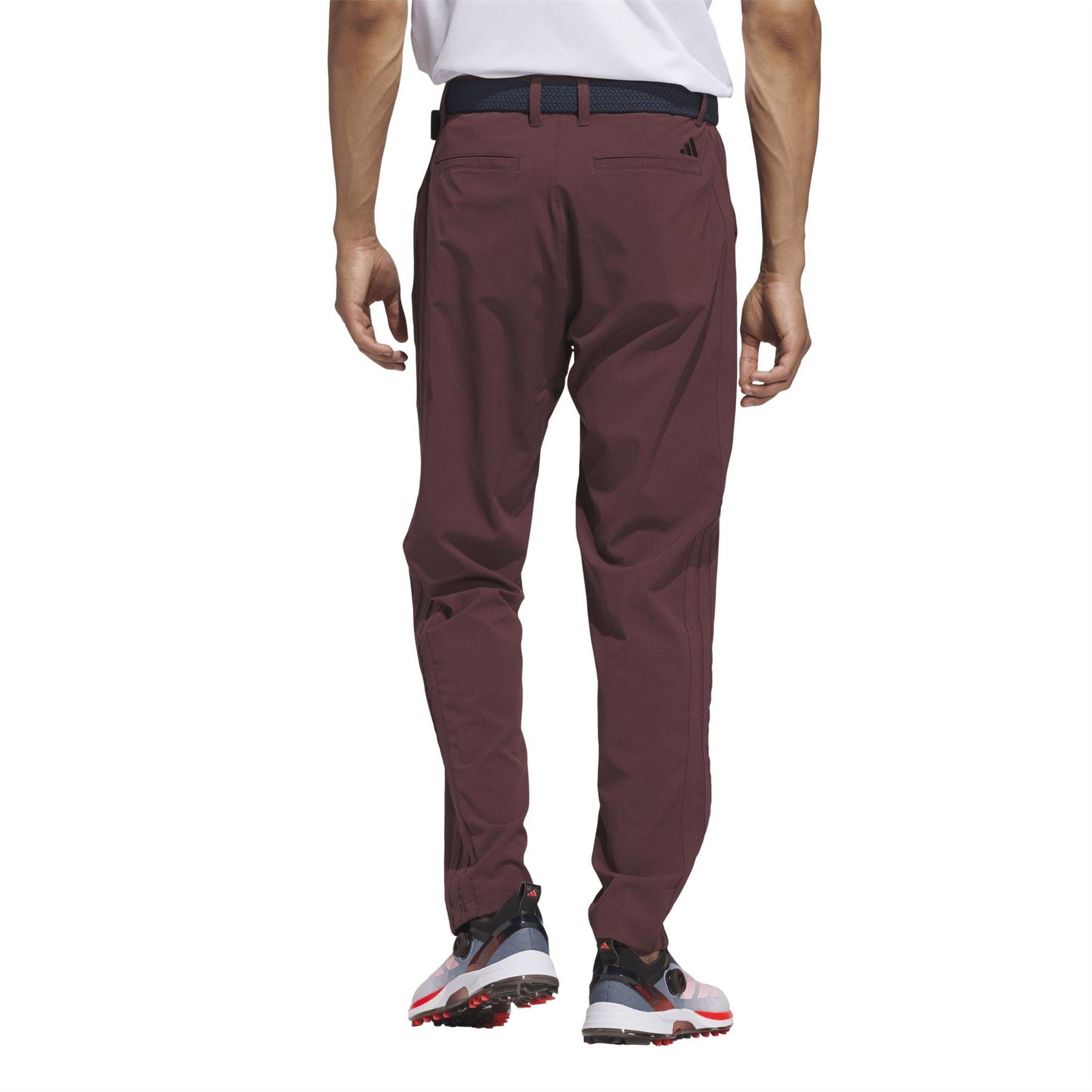 adidas Tour Solid Patterned Straight Chinos