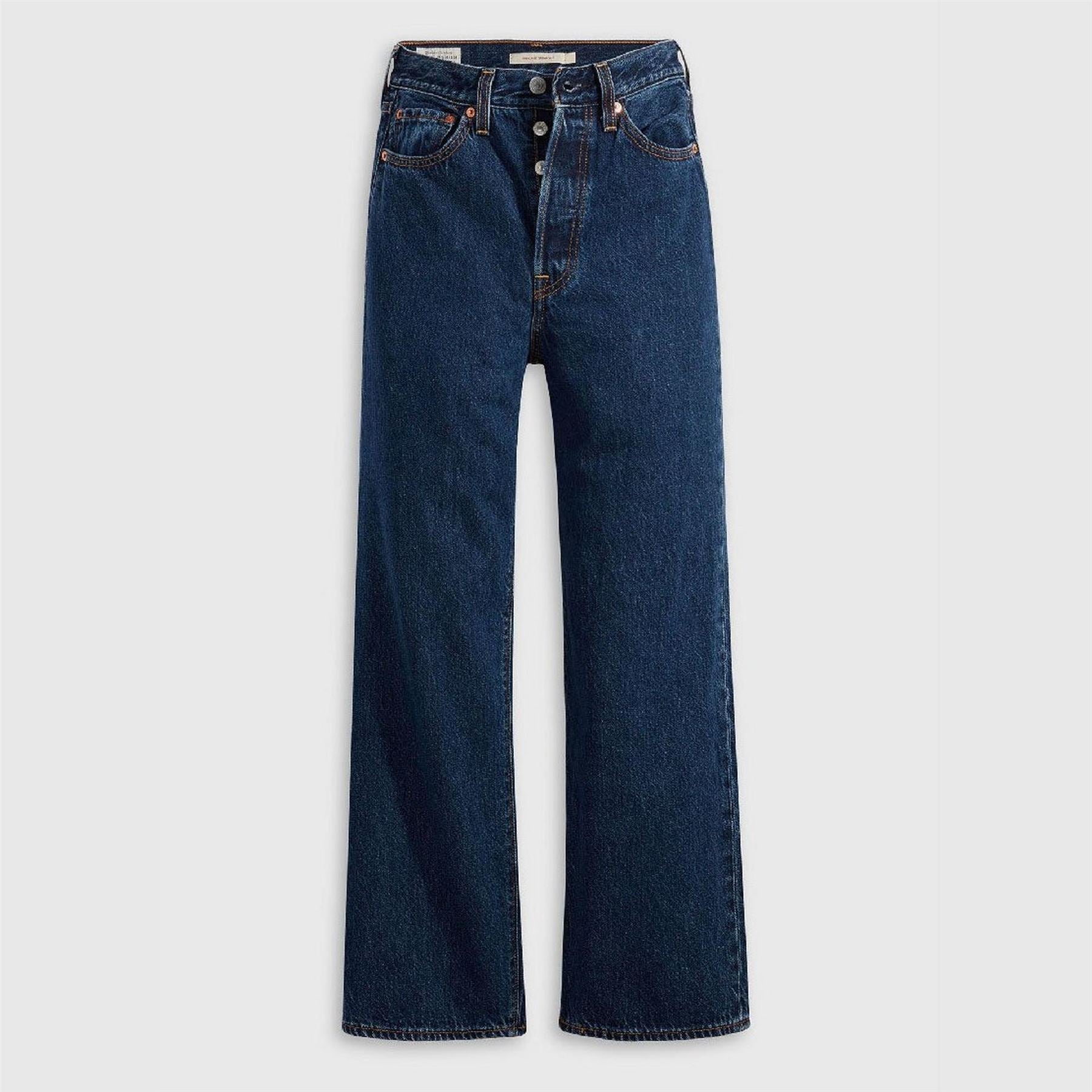 Levis Ribcage High Rise Straight Leg Jeans
