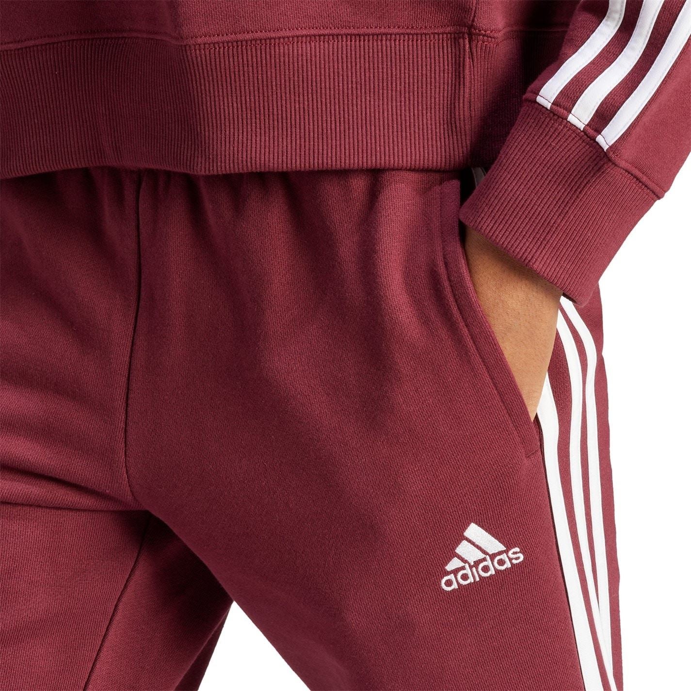 adidas Womens Essentials 3 Stripes Pants Slim