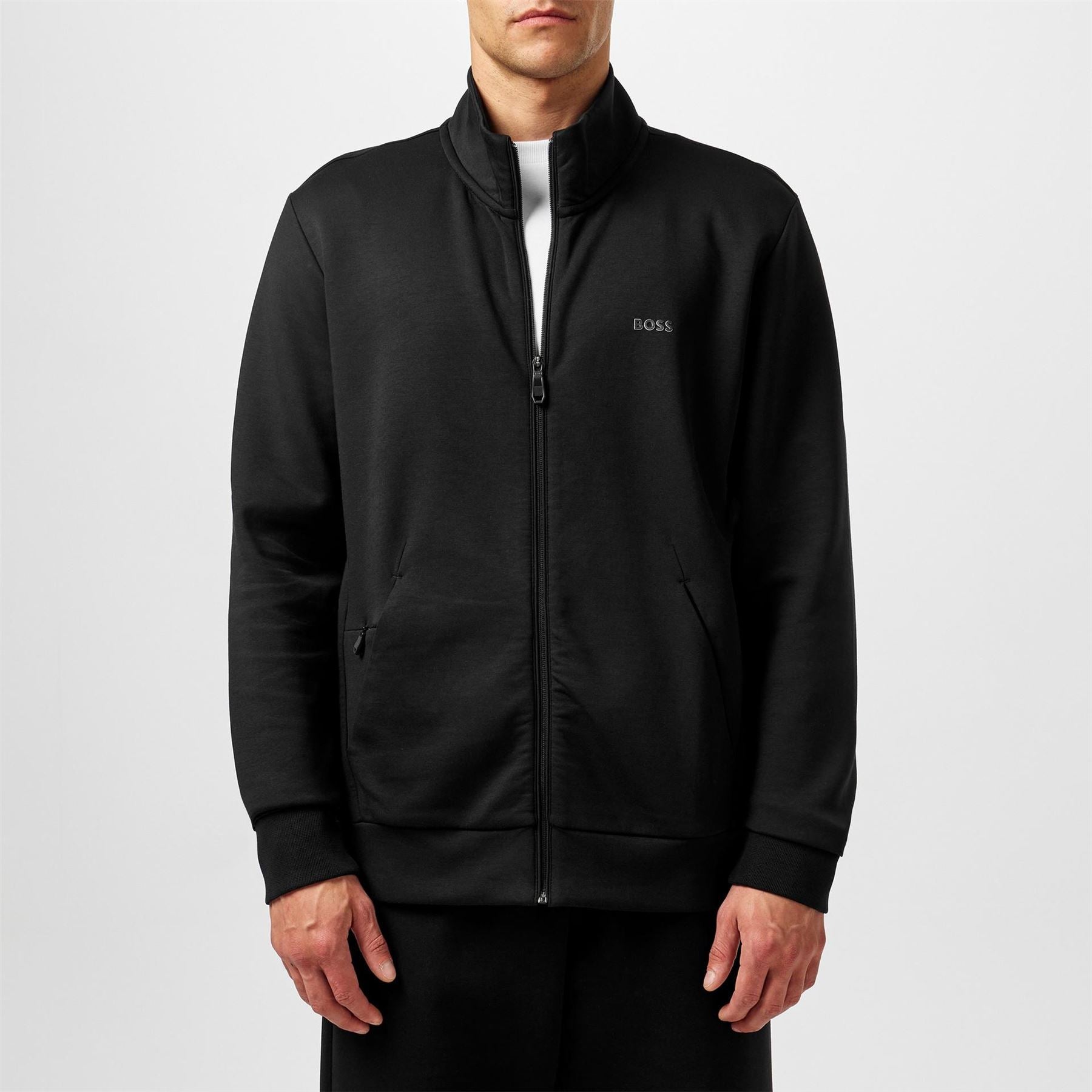 Boss Skaz Full Zip Fleece Hoodie, High Neck Design