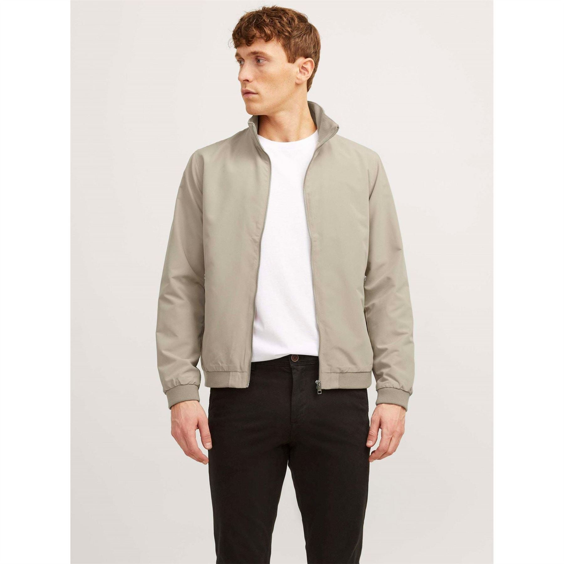 Jack and Jones Mens Rush Harrington Bomber Jacket