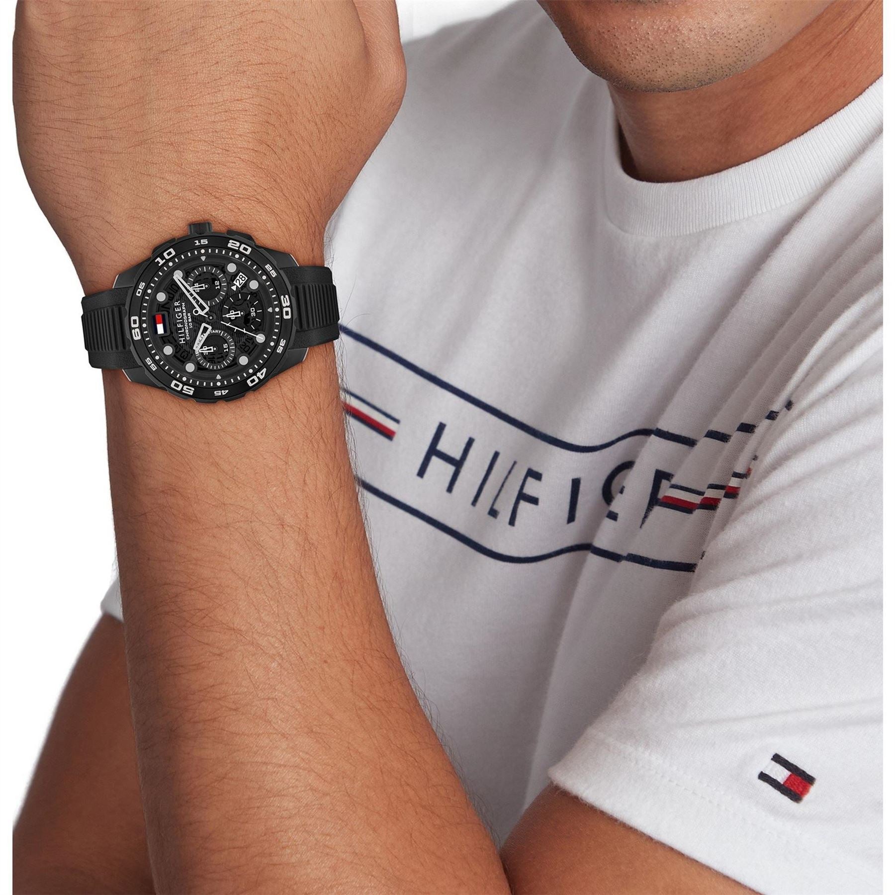 Tommy Hilfiger Hilfiger Mens Regatta Silicone Watch