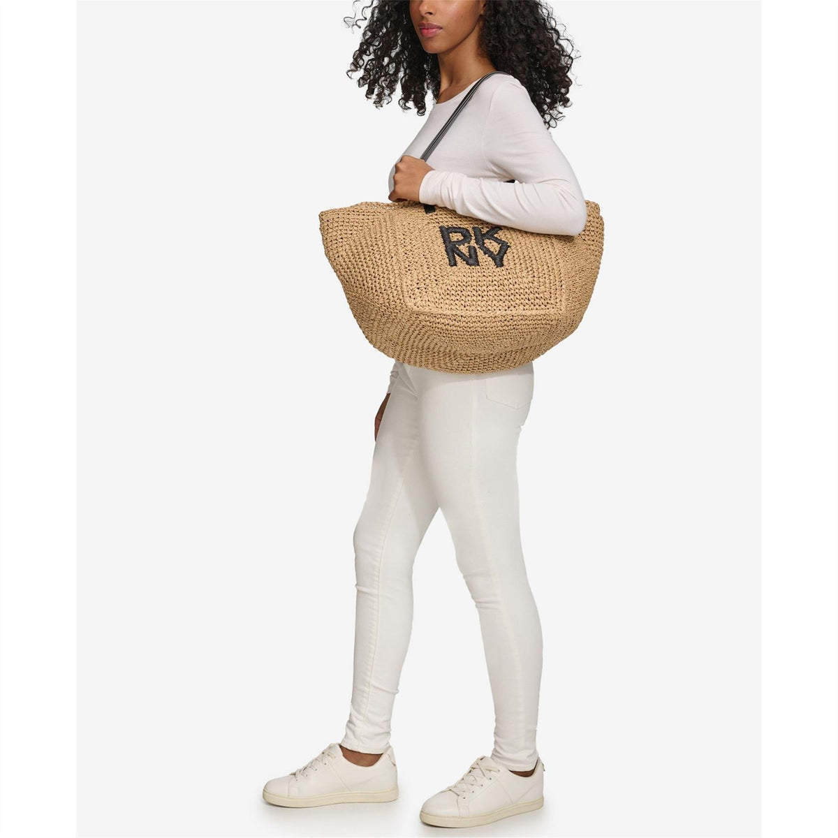 DKNY Straw Bag