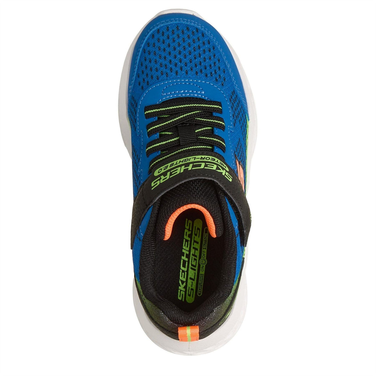 Skechers Lighted Gore  And  Strap Sneaker W Mult Light Up Trainers Boys
