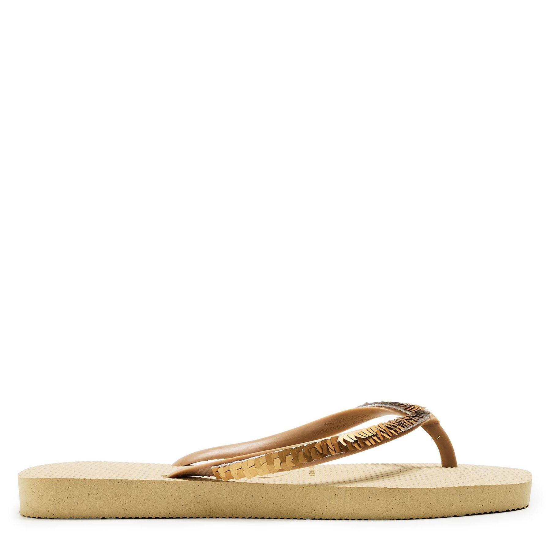 Havaianas Womens Hav. Square Magic Sequin Sand Grey Flip Flops