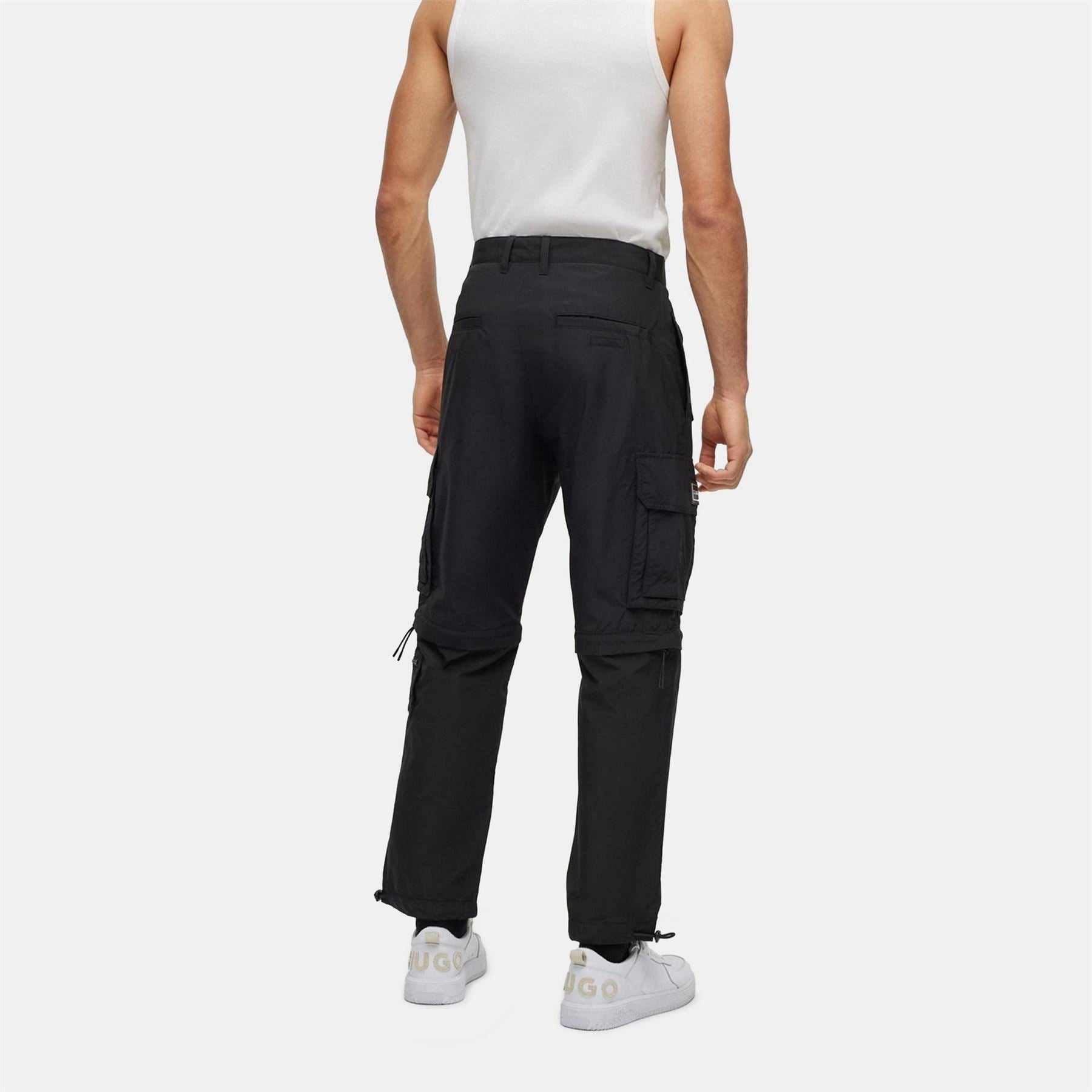 Hugo Gale232 Solid Patterned Cargo Pants