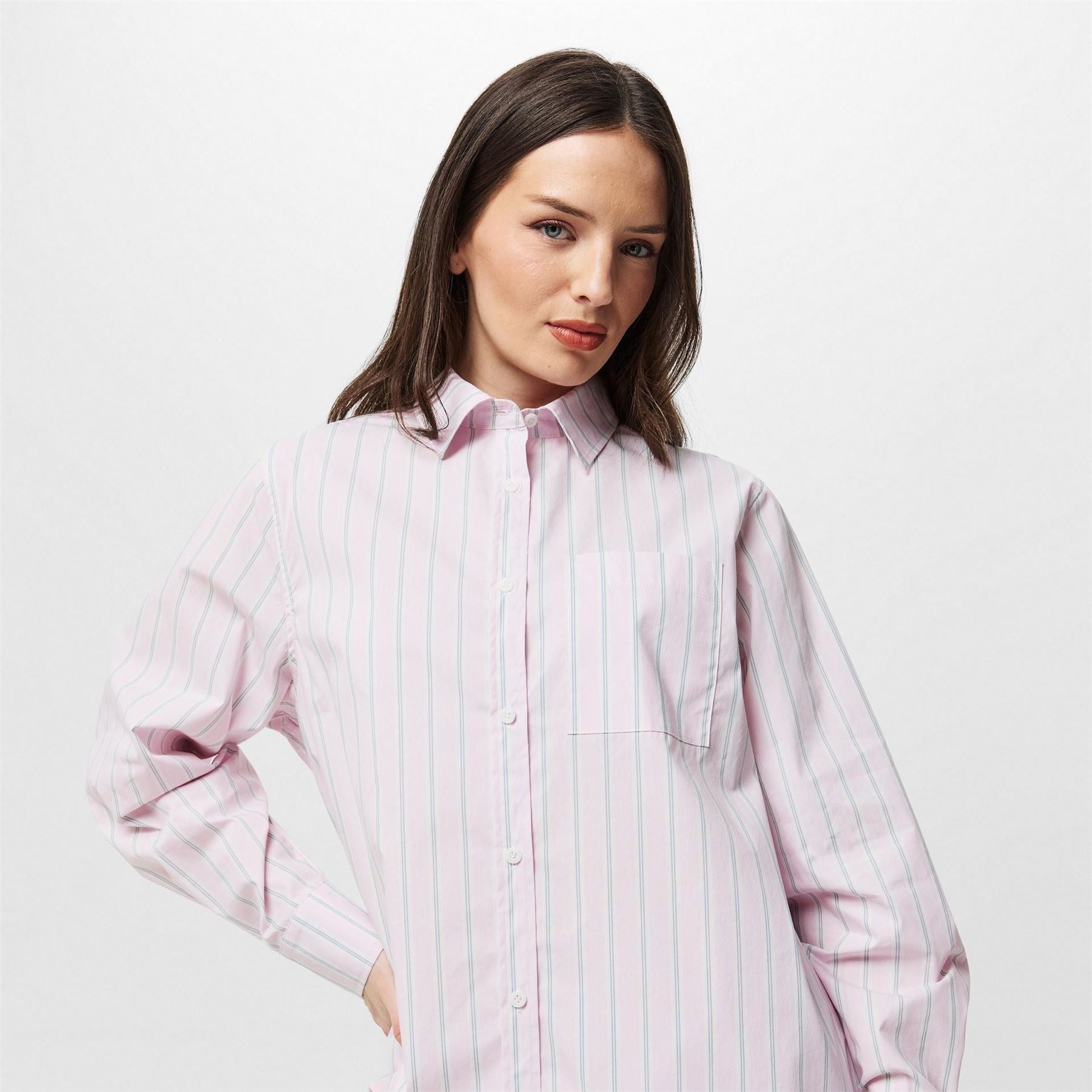 Jack Wills Regular Fit Poplin Long Sleeve Shirt