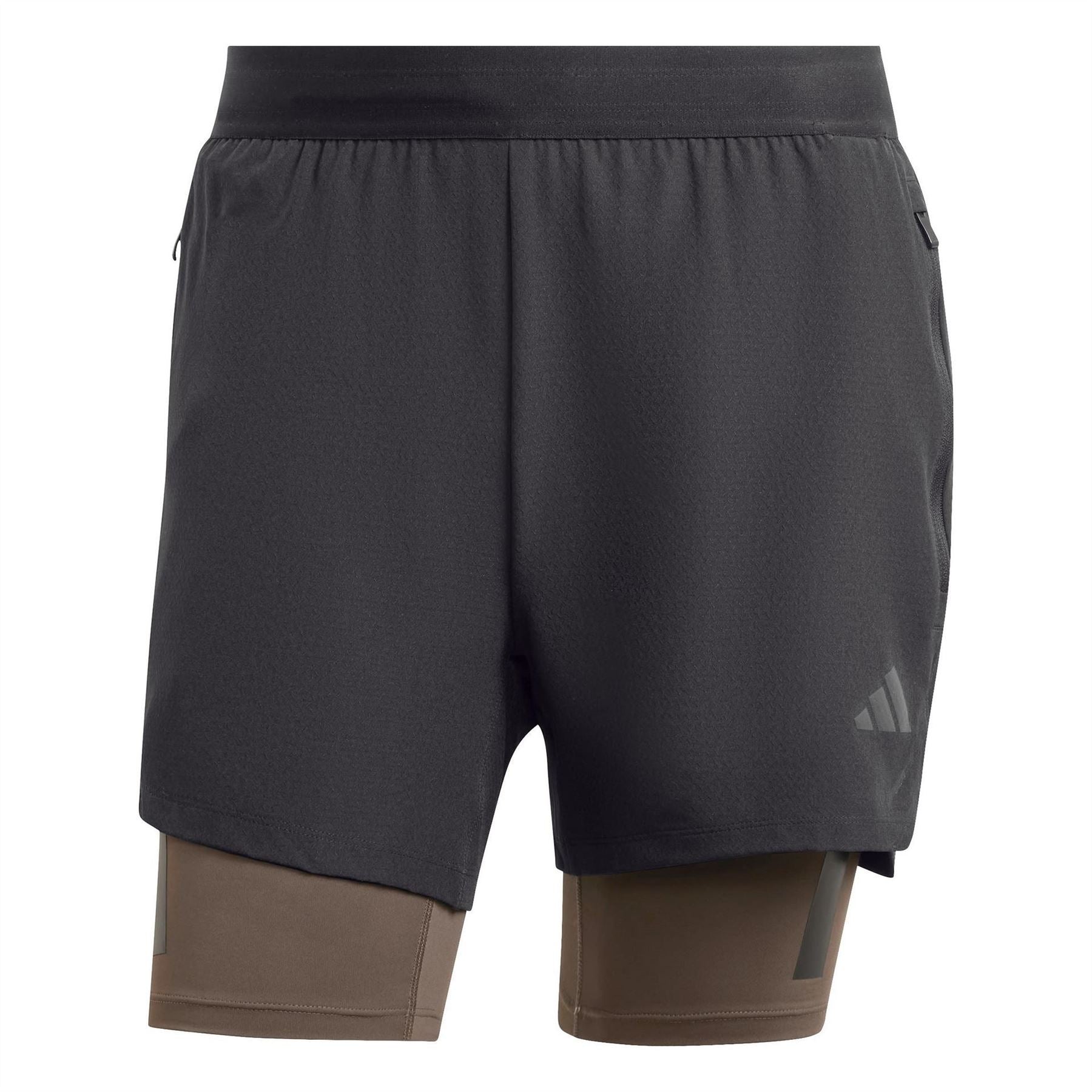 adidas Mens Power Workout Two In One Shorts