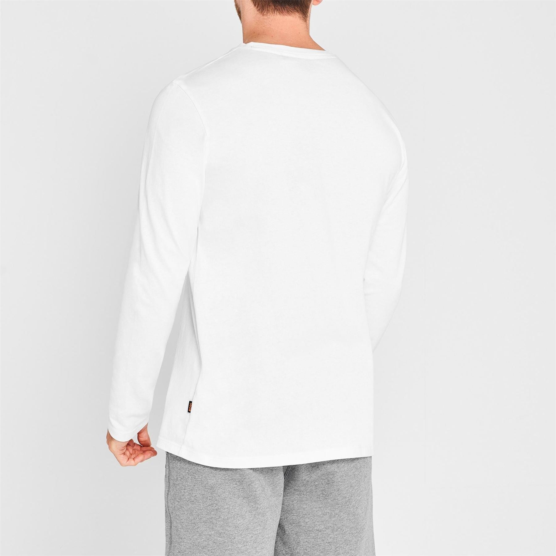 Boss Tacks Long Sleeve T-Shirt, Tonal Logo Badge