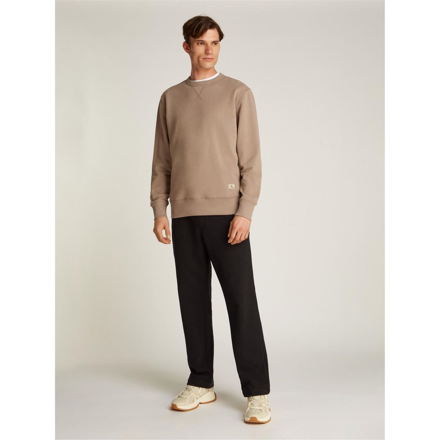 Calvin Klein Jeans Label Regular Fit Long Sleeve Sweatshirt