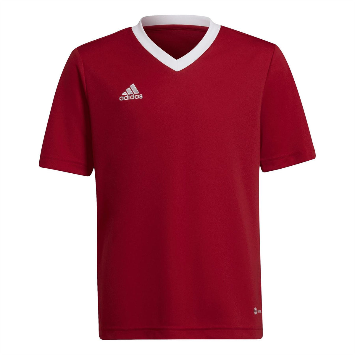 adidas Kids Embroidered V-Neck Short Sleeve Jersey T-Shirt