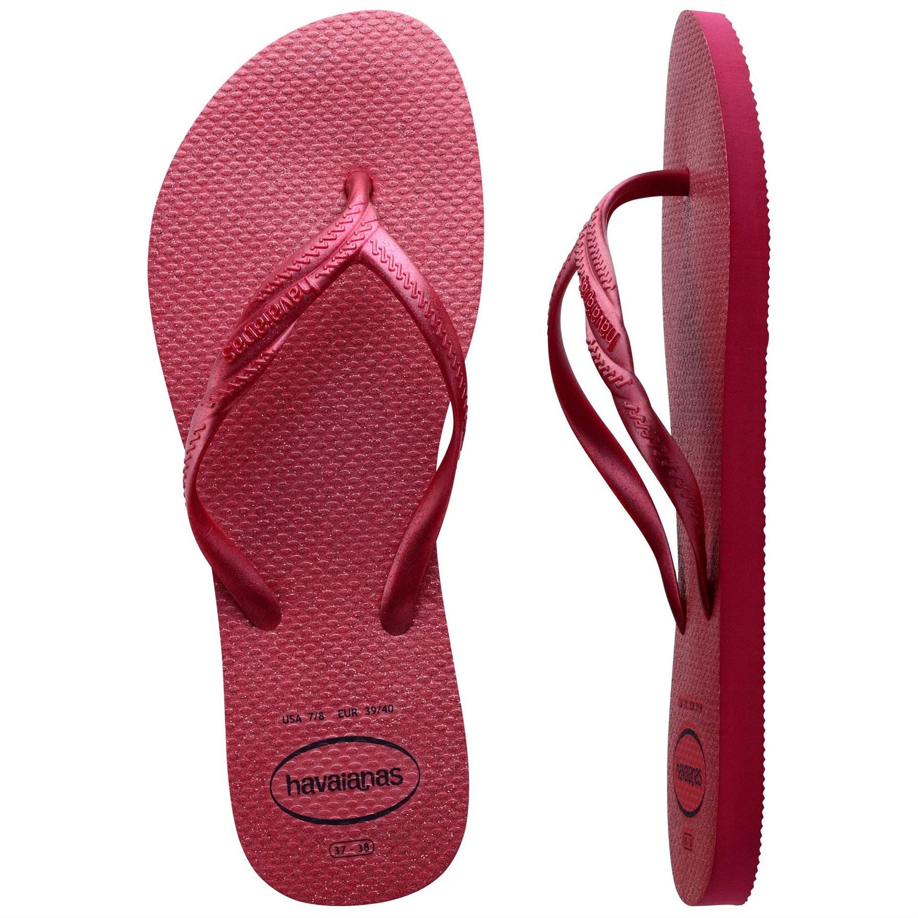 Havaianas Womens Hav. Fantasia Gloss Pink Paradise 4 Flip Flops