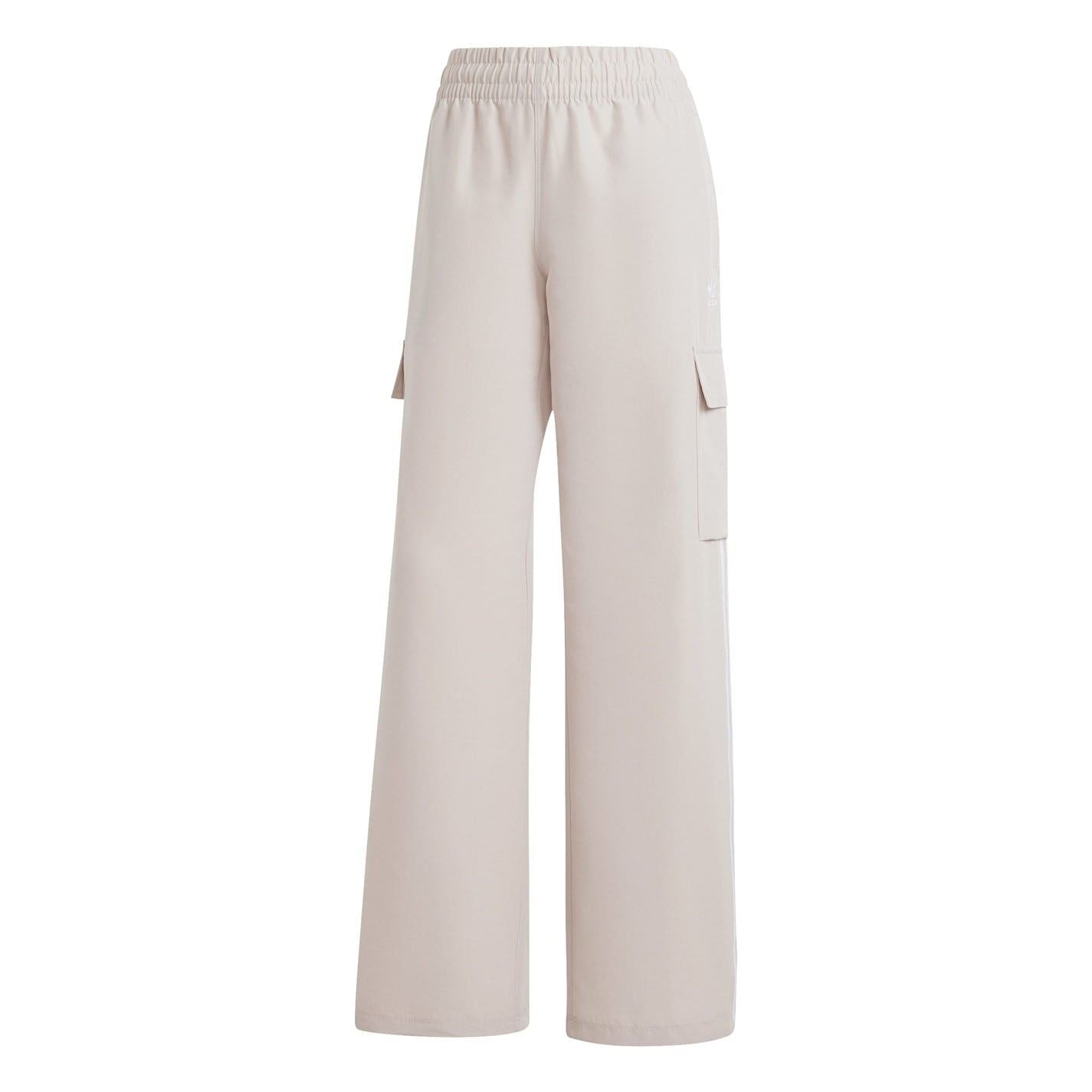adidas Originals Wide Leg Cargo Pants with Side Pocket