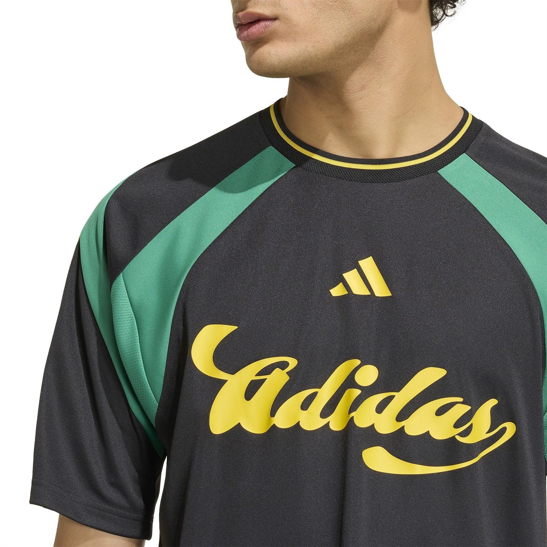adidas HOT Crew Neck Short Sleeve Raglan Baseball T-Shirt