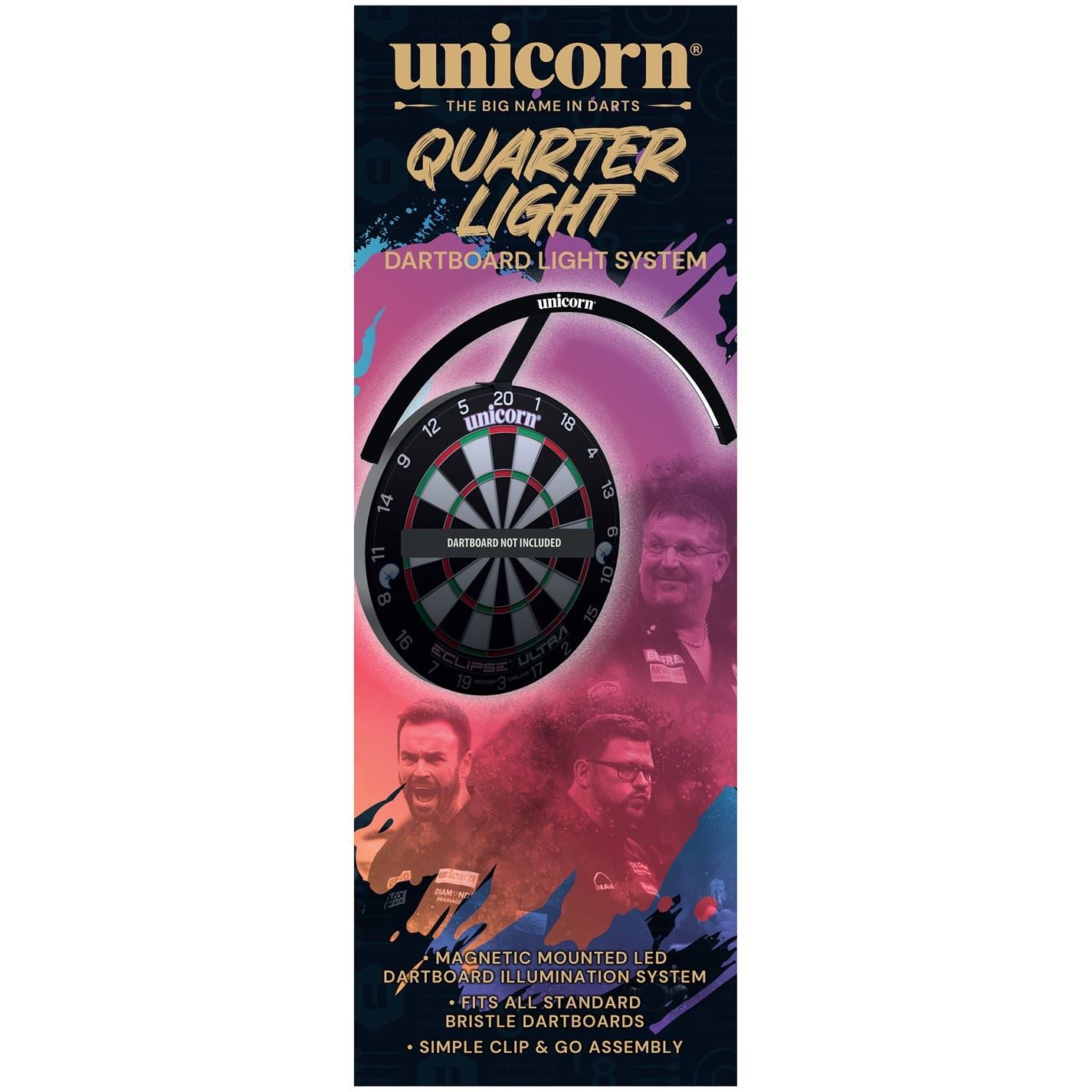 Unicorn Darts Quarter Light Dartboard Lighting System