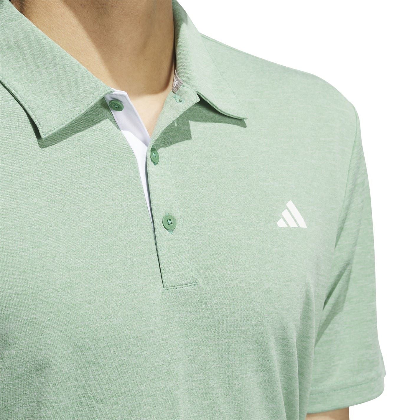 adidas Mens Heather Polo Shirt