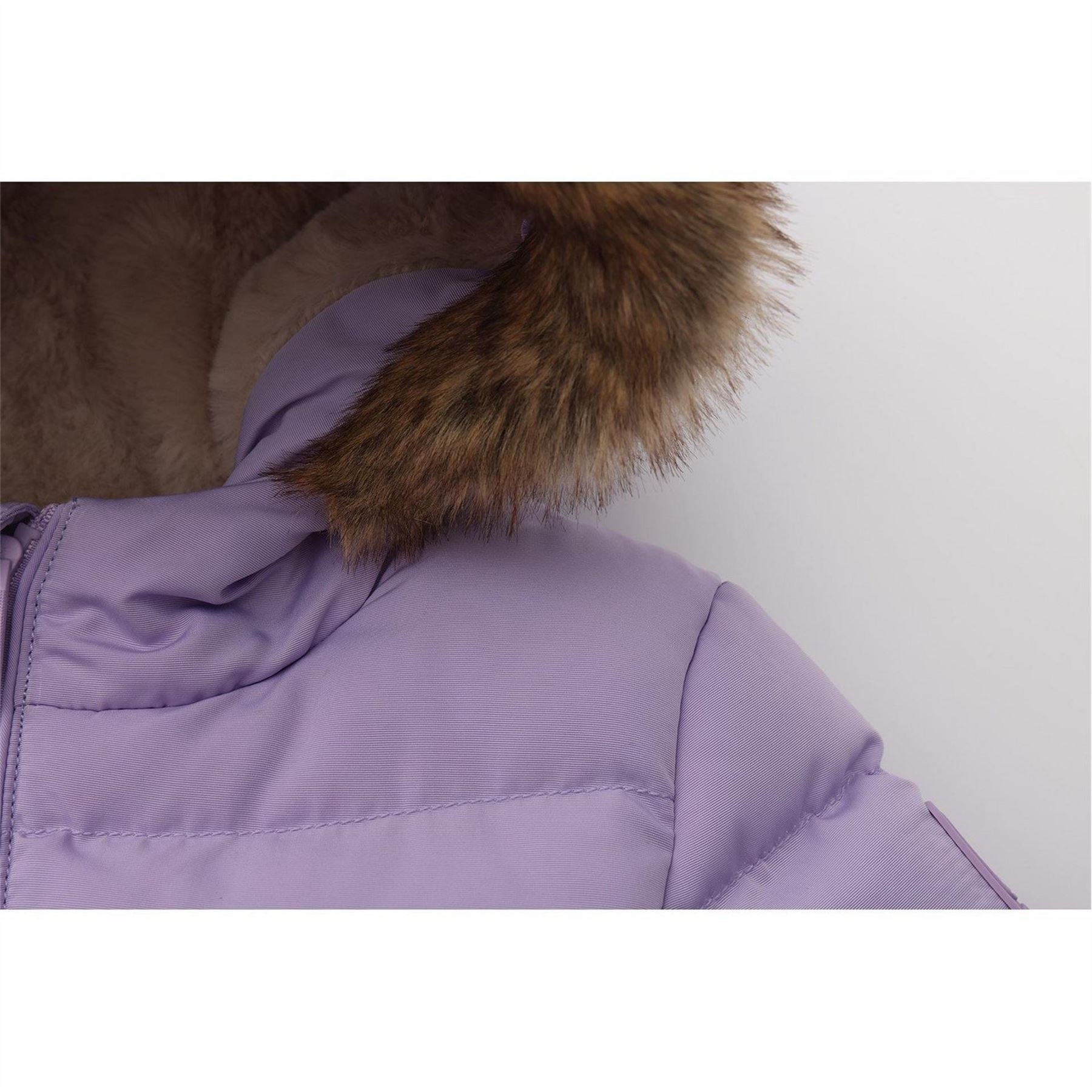 SoulCal 2 Zip Bubble Jacket Junior Girls