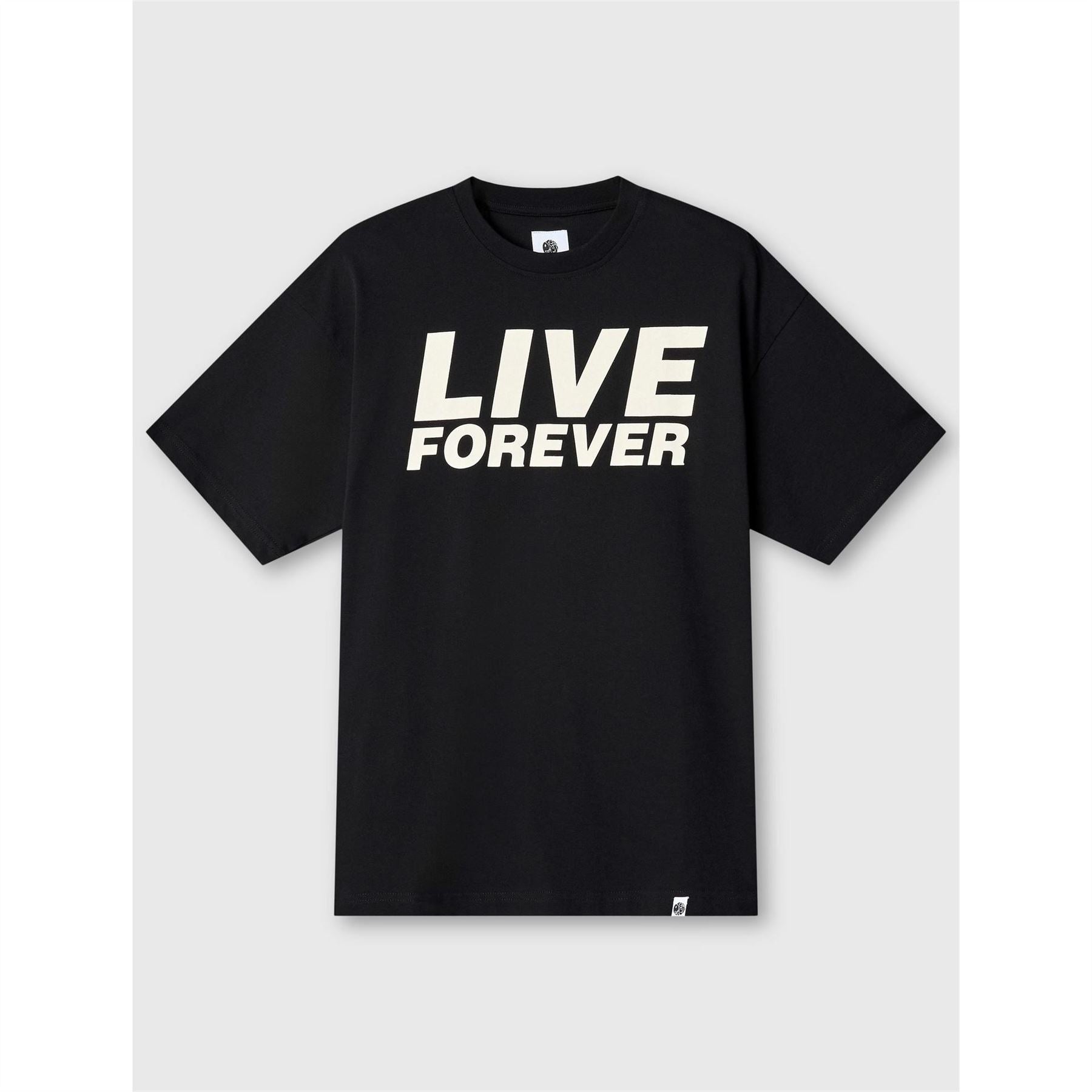 Pretty Green Porsche Live Forever Tour Lettering Graphic Crew Neck Short Sleeve T-Shirt