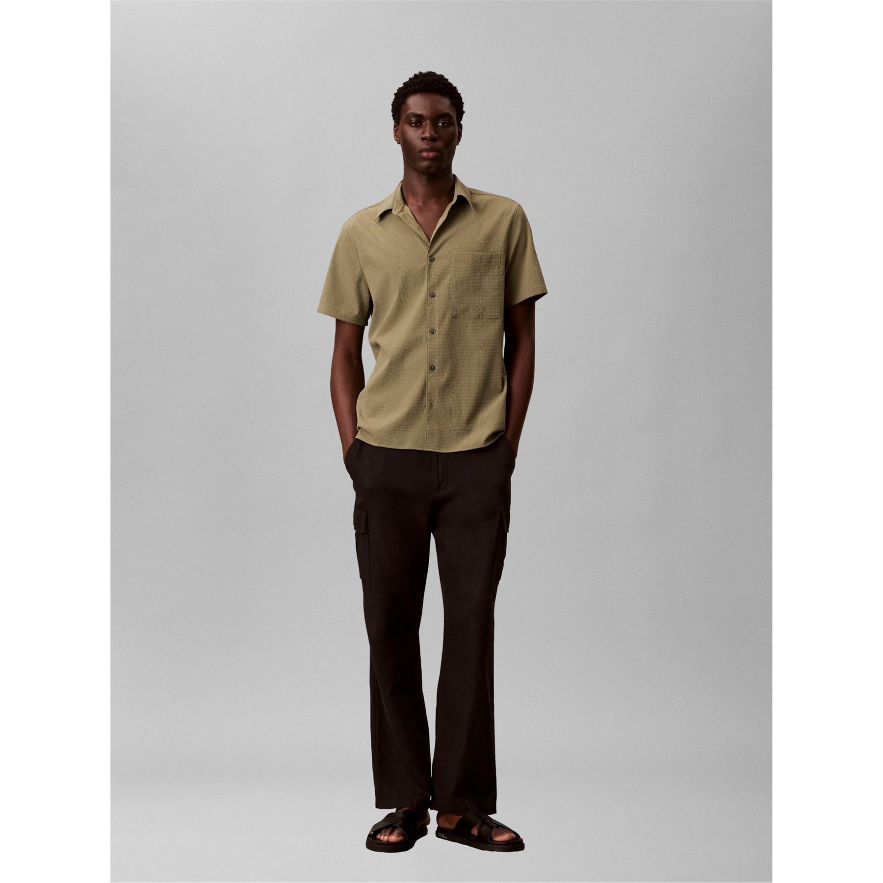 Calvin Klein Short Sleeve Plain Shirt