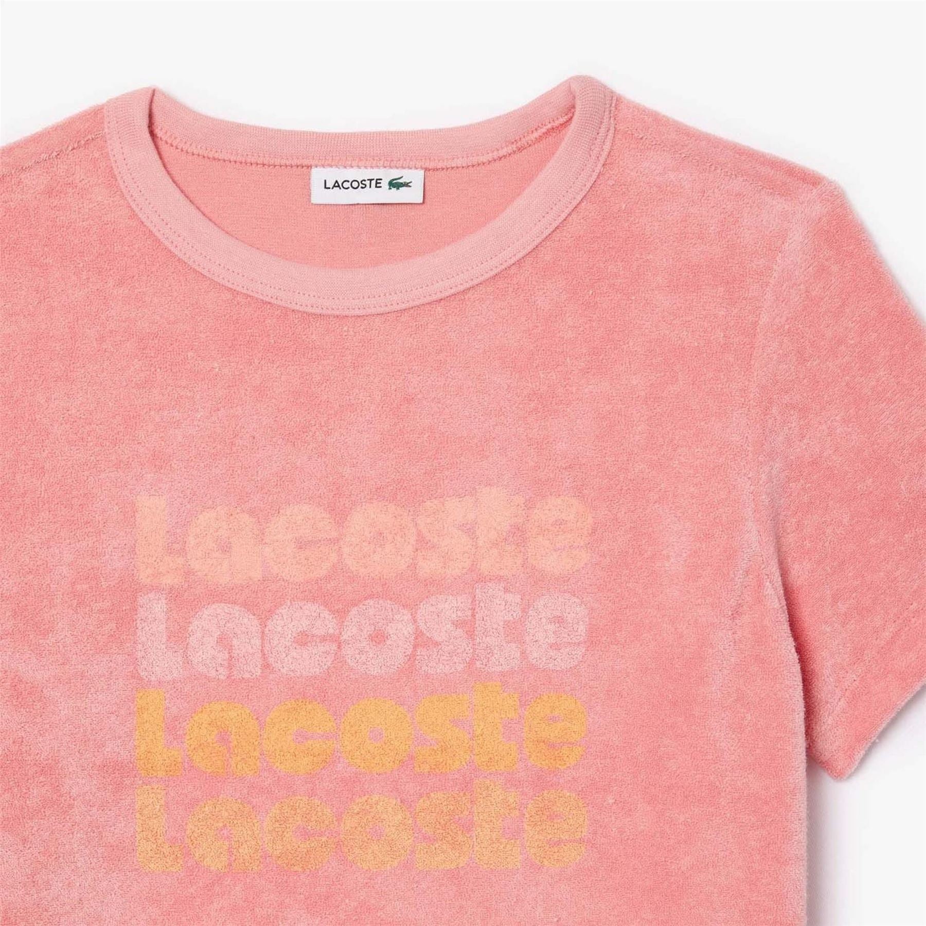 Lacoste Terry Logo T-Shirt Dress