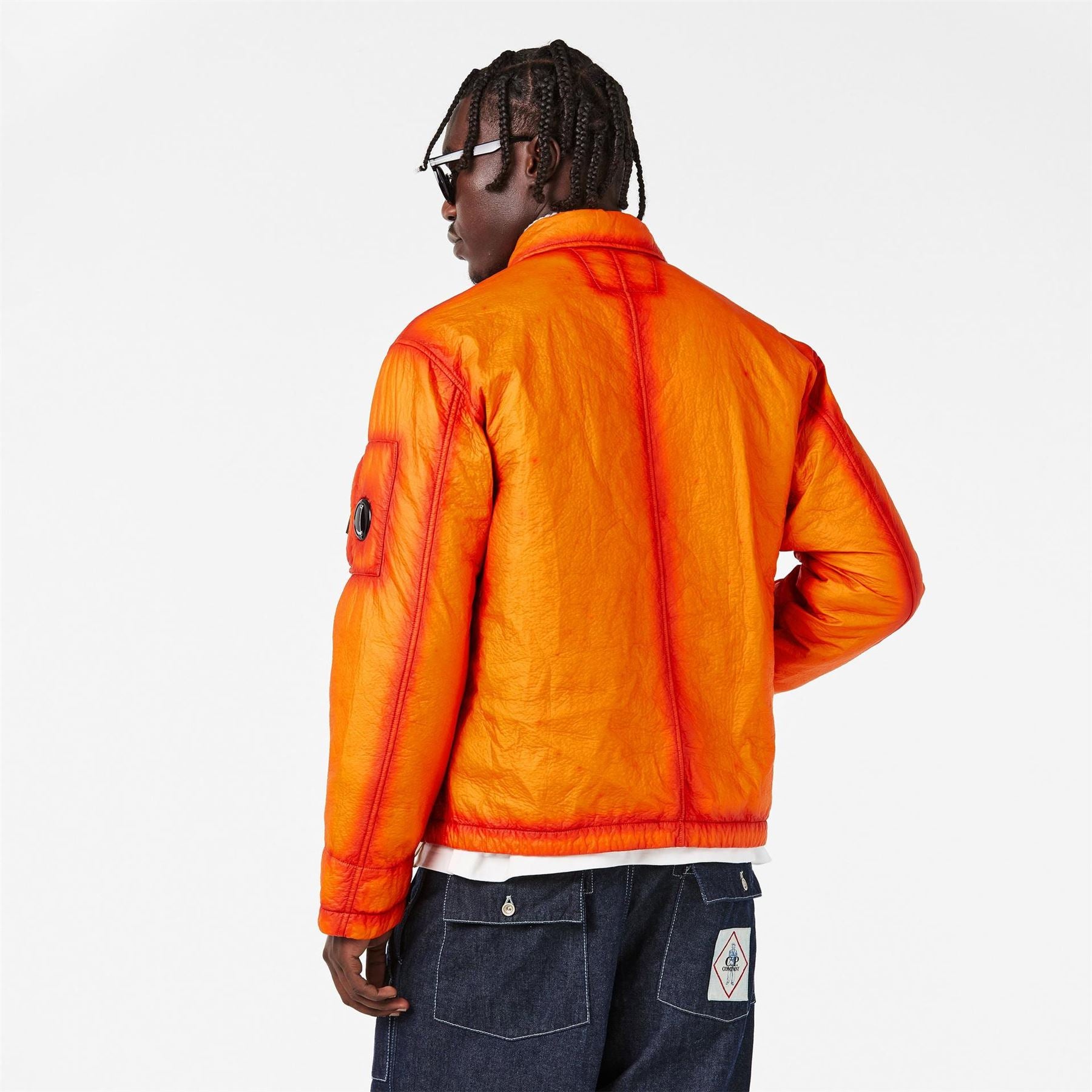 CP Company Feltro Ombre Snap Button Front Pocket Jacket