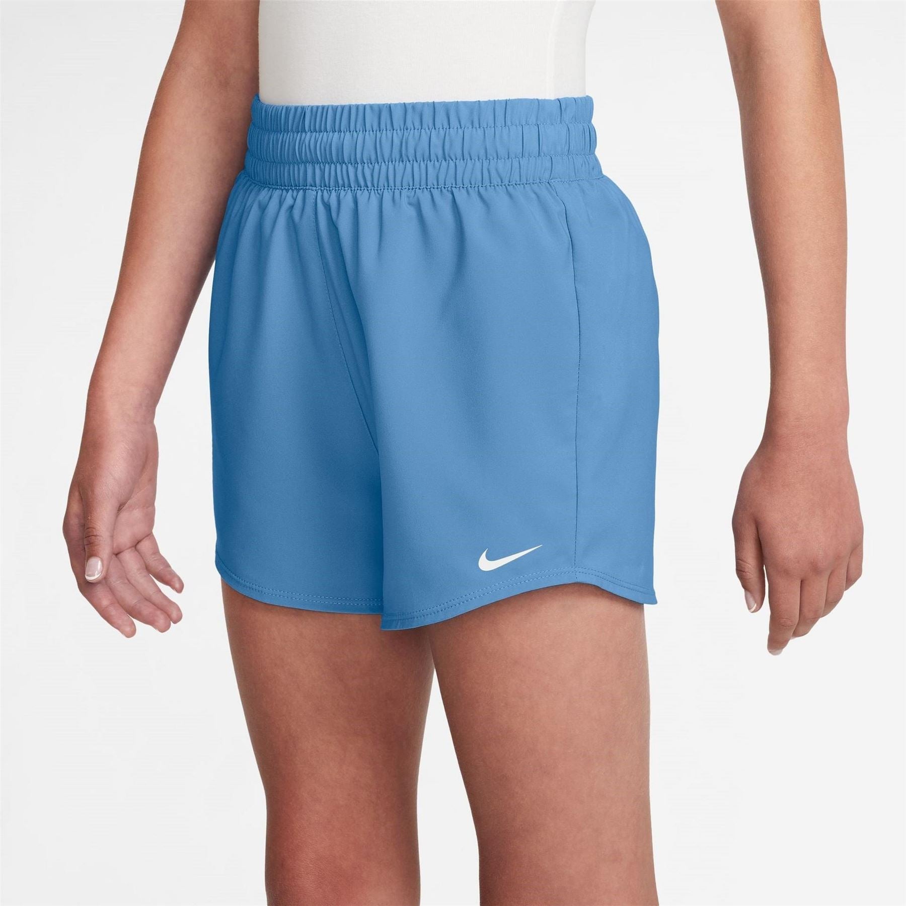 Nike One Big Kids (girls) Dri Fit High Waisted Woven Training Shorts