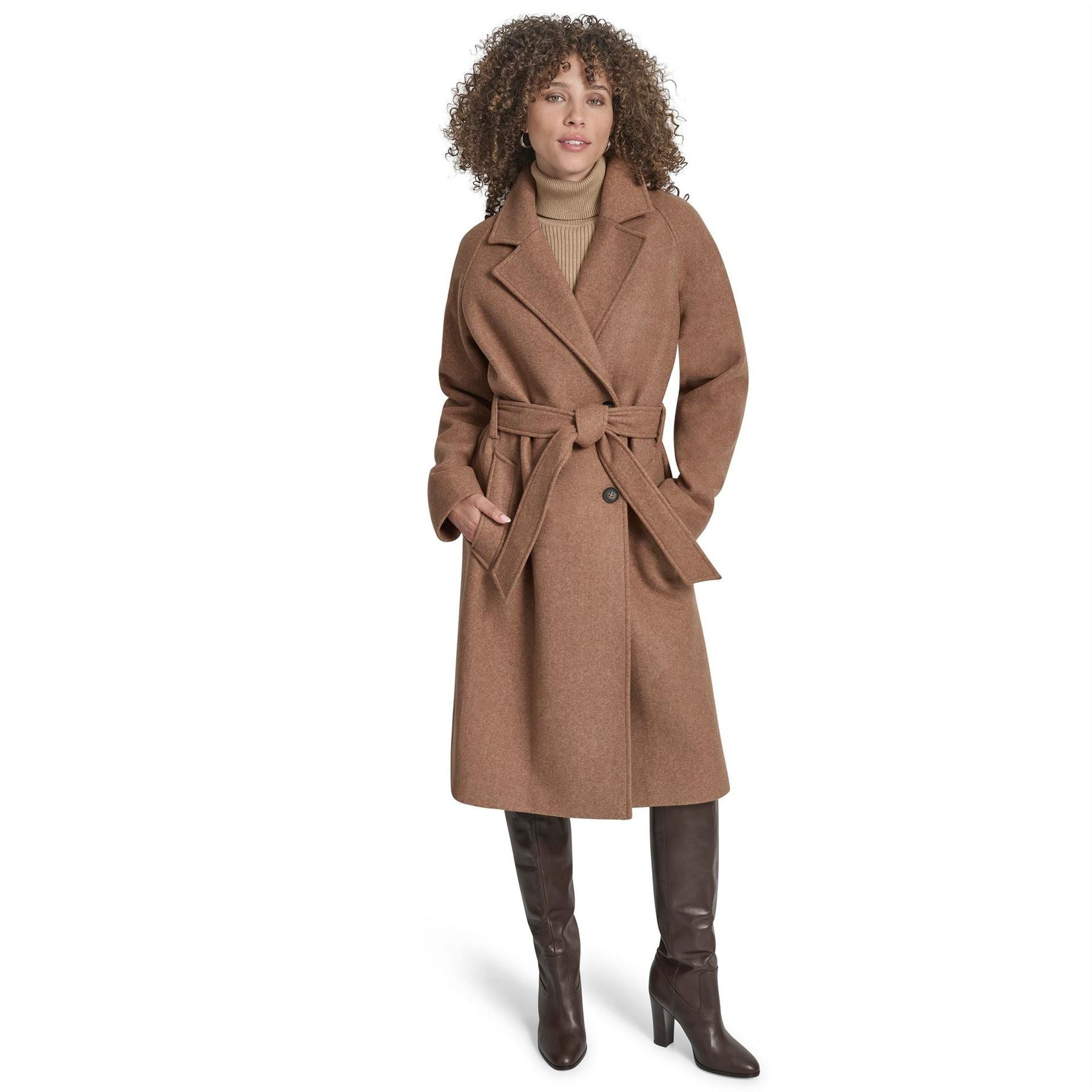 DKNY  Wrap Overcoat