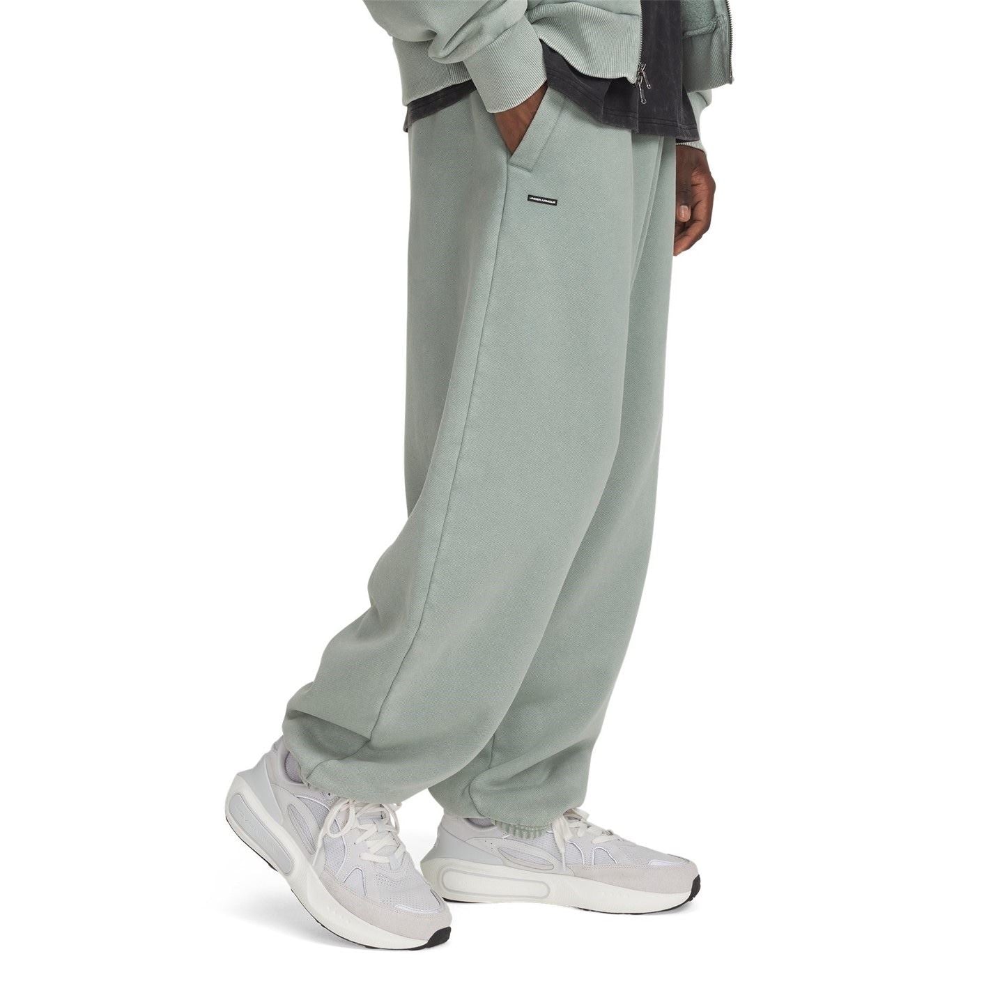 Under Armour Solid Patterned Wide Leg Icon Joggers