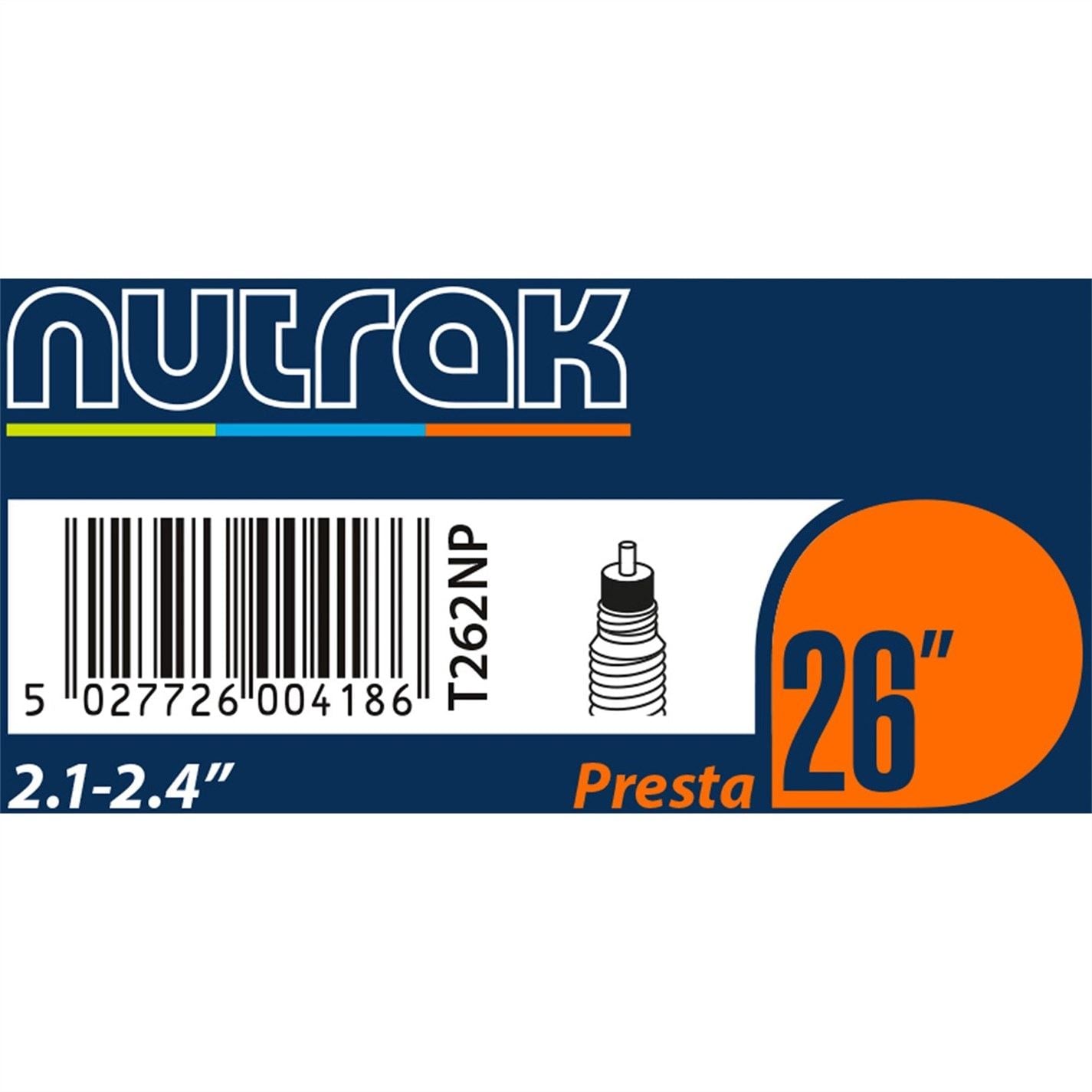 Nutrak 26 X 2.1 2.4 Presta Valve Inner Tube