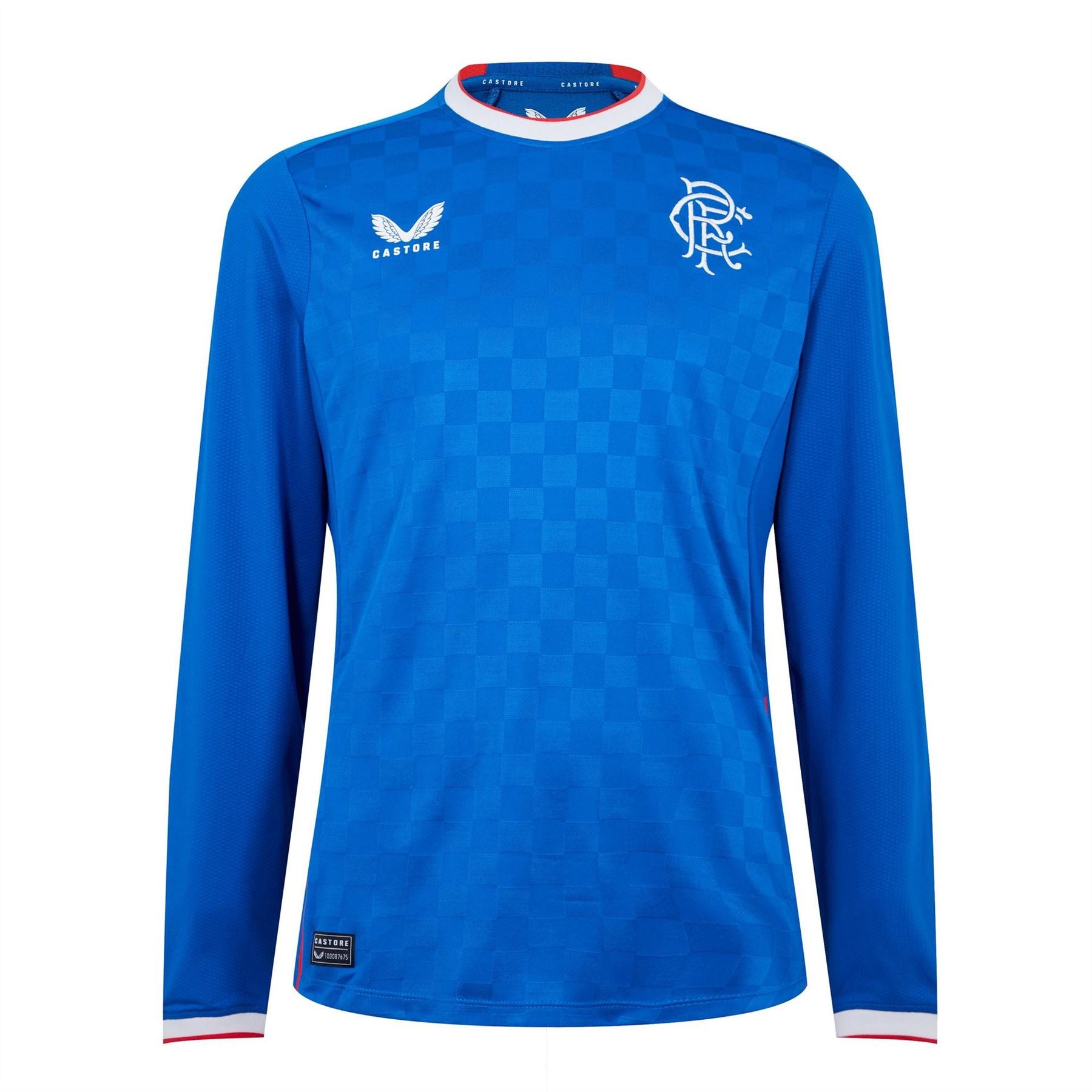 Castore Rangers Home Long Sleeve Replica Football Shirt