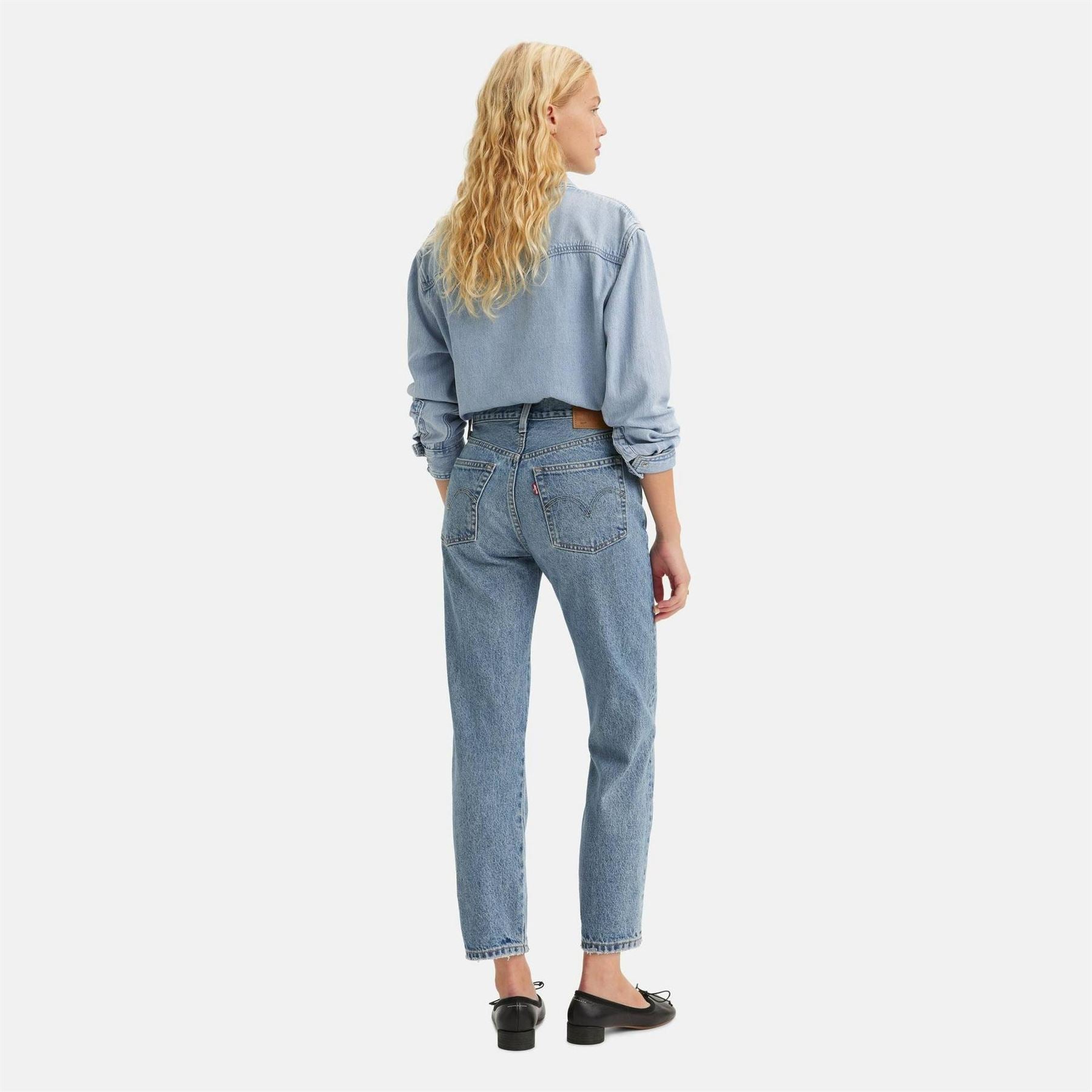 Levis 501 Womens Cropped Jeans