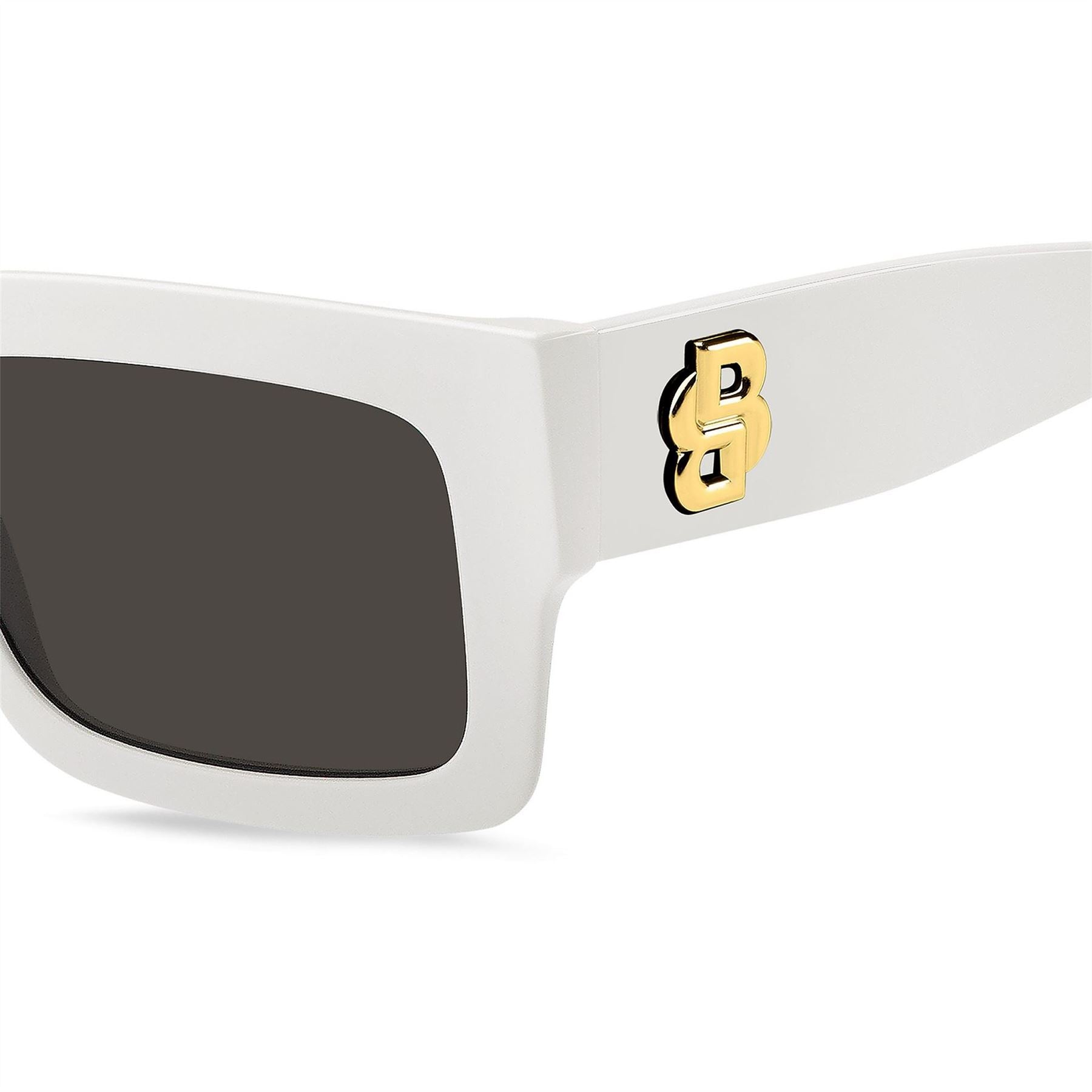 Boss Rectangular Round Sunglasses