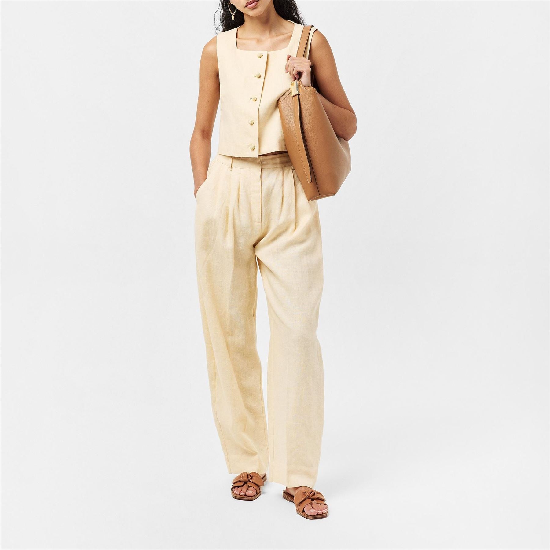 Aldo Open Toe Flat Heel Slide Sandals