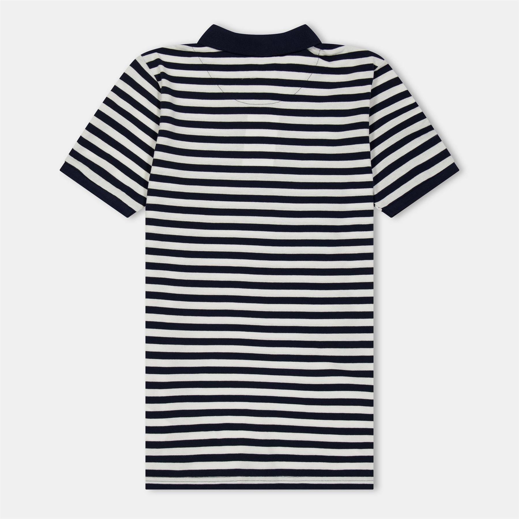 Farah Kids Yd Stripe Short Sleeve Polo Shirt