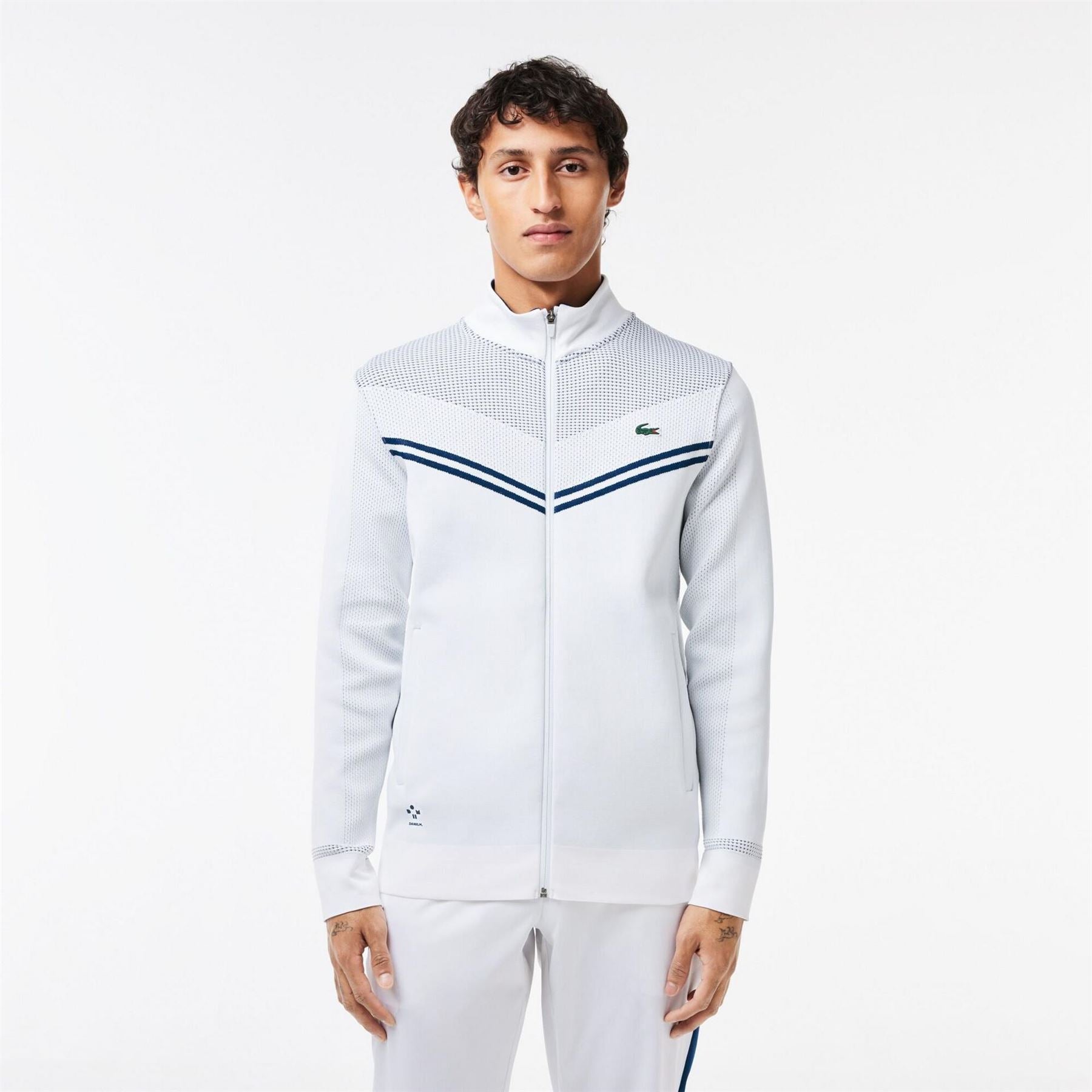 Lacoste Regular Fit Zip Neck Long Sleeve Sweatshirt
