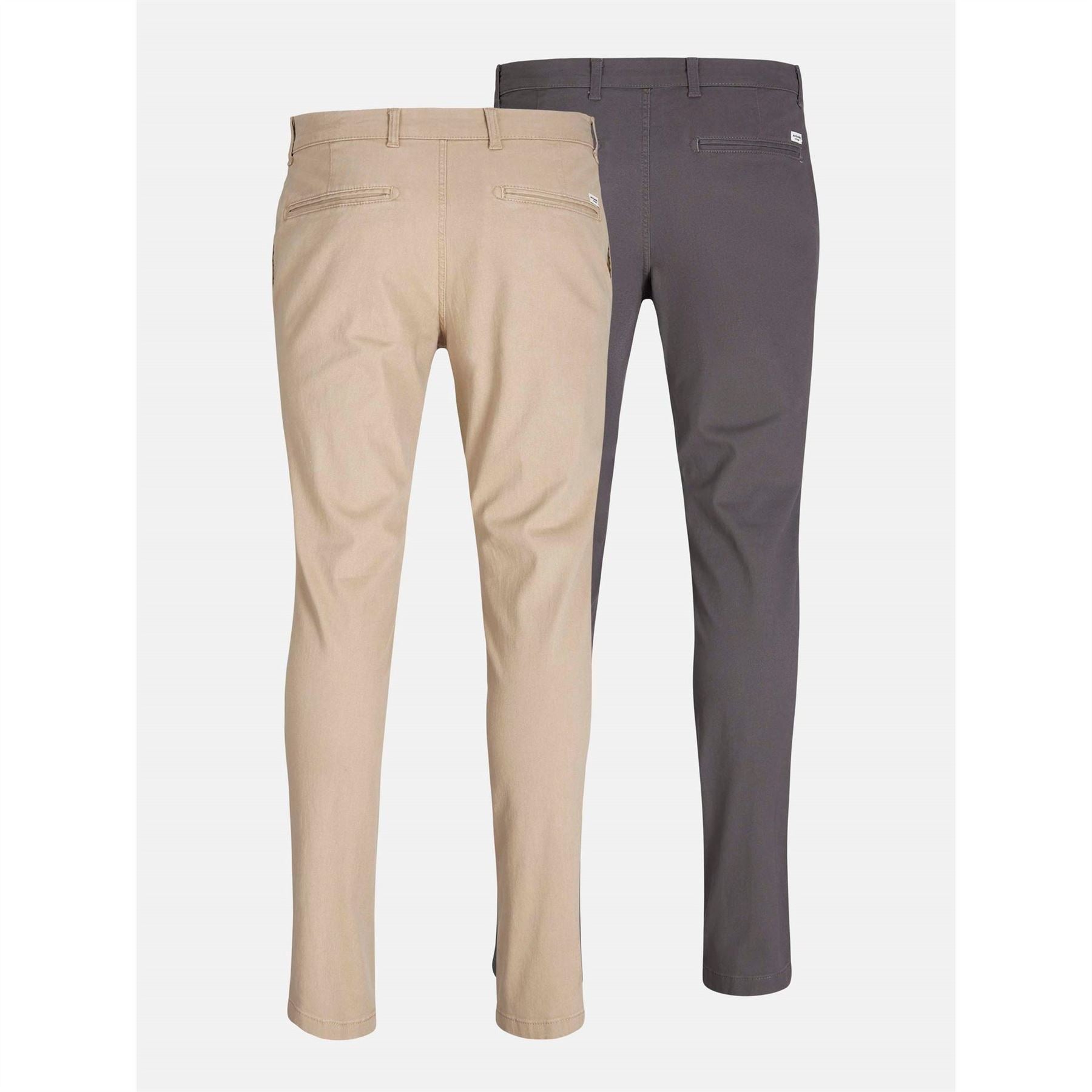 Jack and Jones Mens 2 Pack Marco Chino Trouser