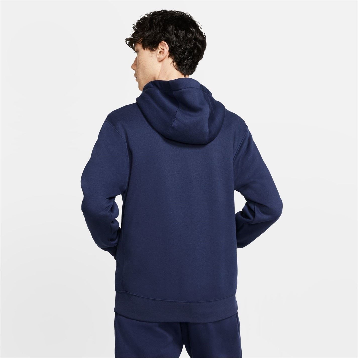 Nike Mens Sportswear Club Fleece Full Zip Hoodie