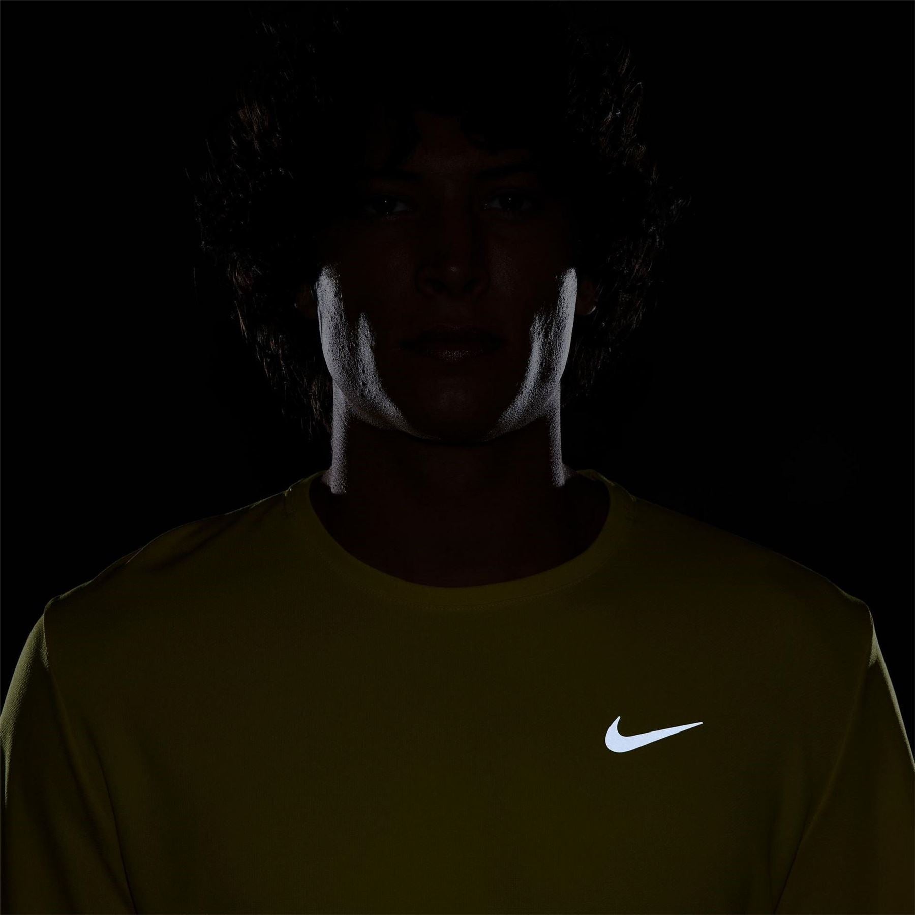 Nike Mens Drifit Miler Running Top