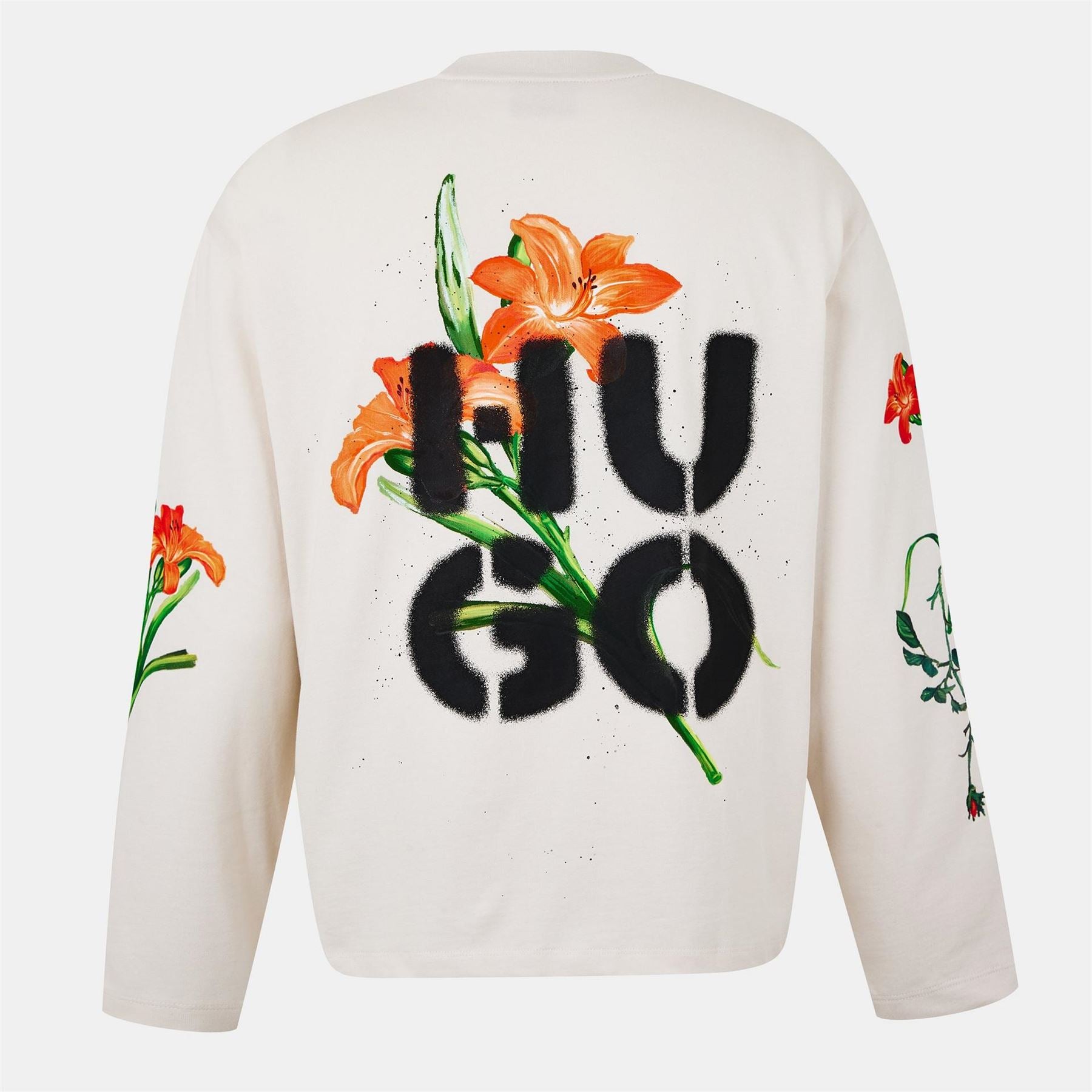 Hugo Crew Neck Regular Fit Long Sleeve T-Shirt