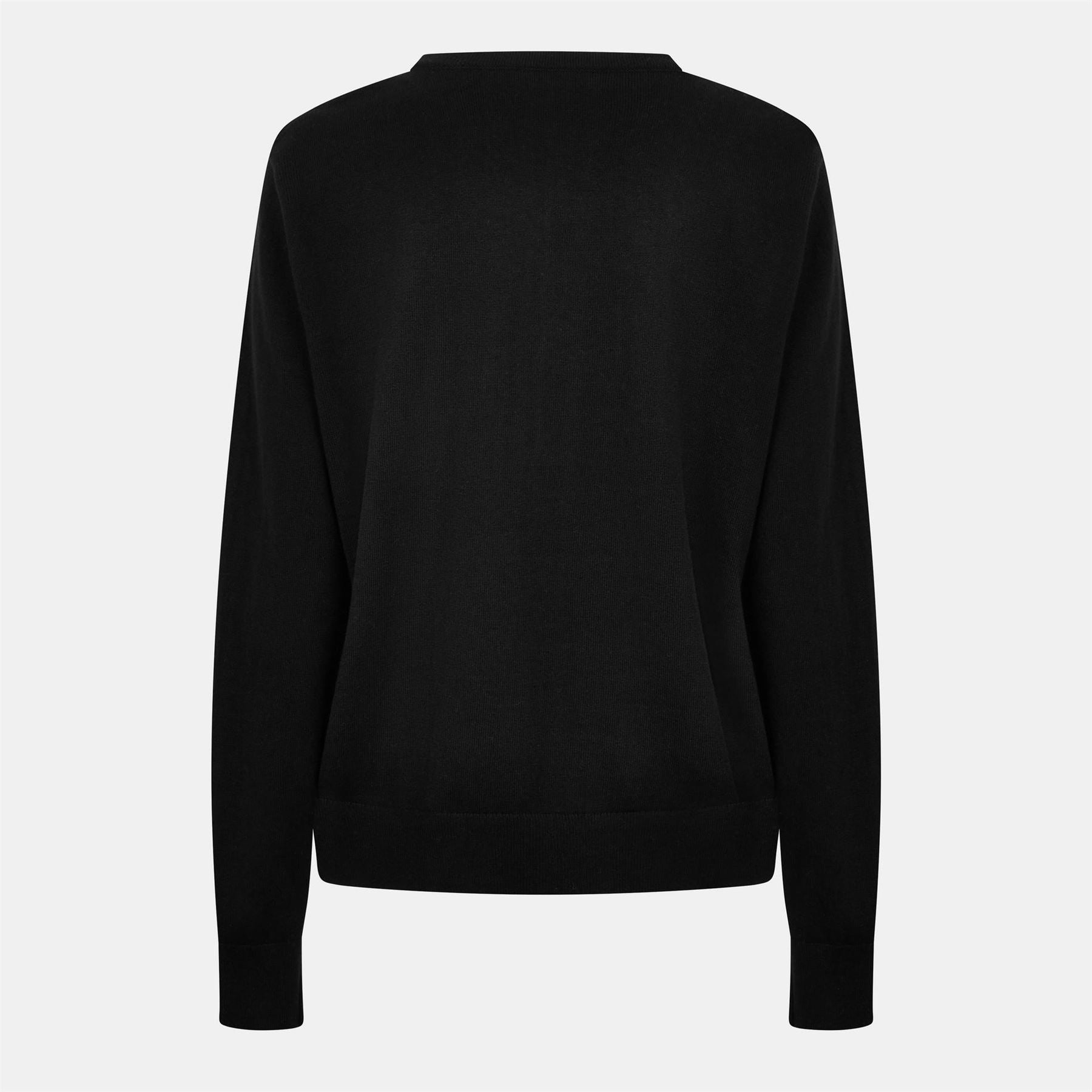Lauren by Ralph Lauren Ofryah Real Leather Crew Neck Jumper