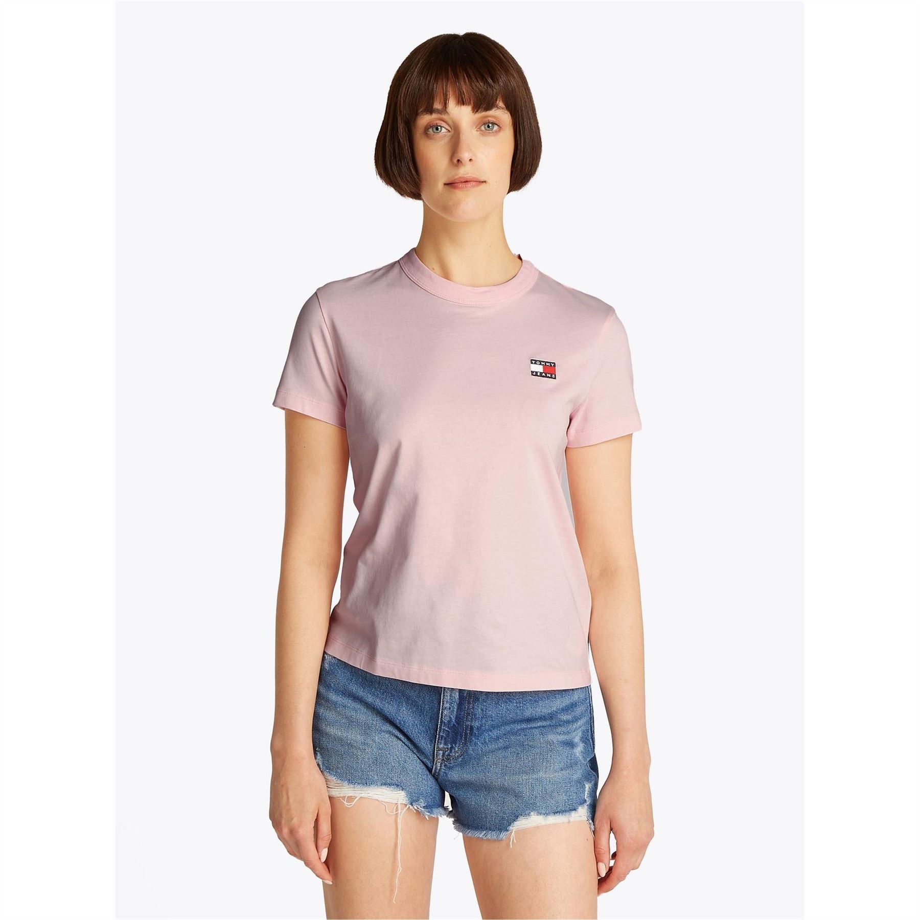 Tommy Jeans Regular Fit Badge Crew Neck T-Shirt