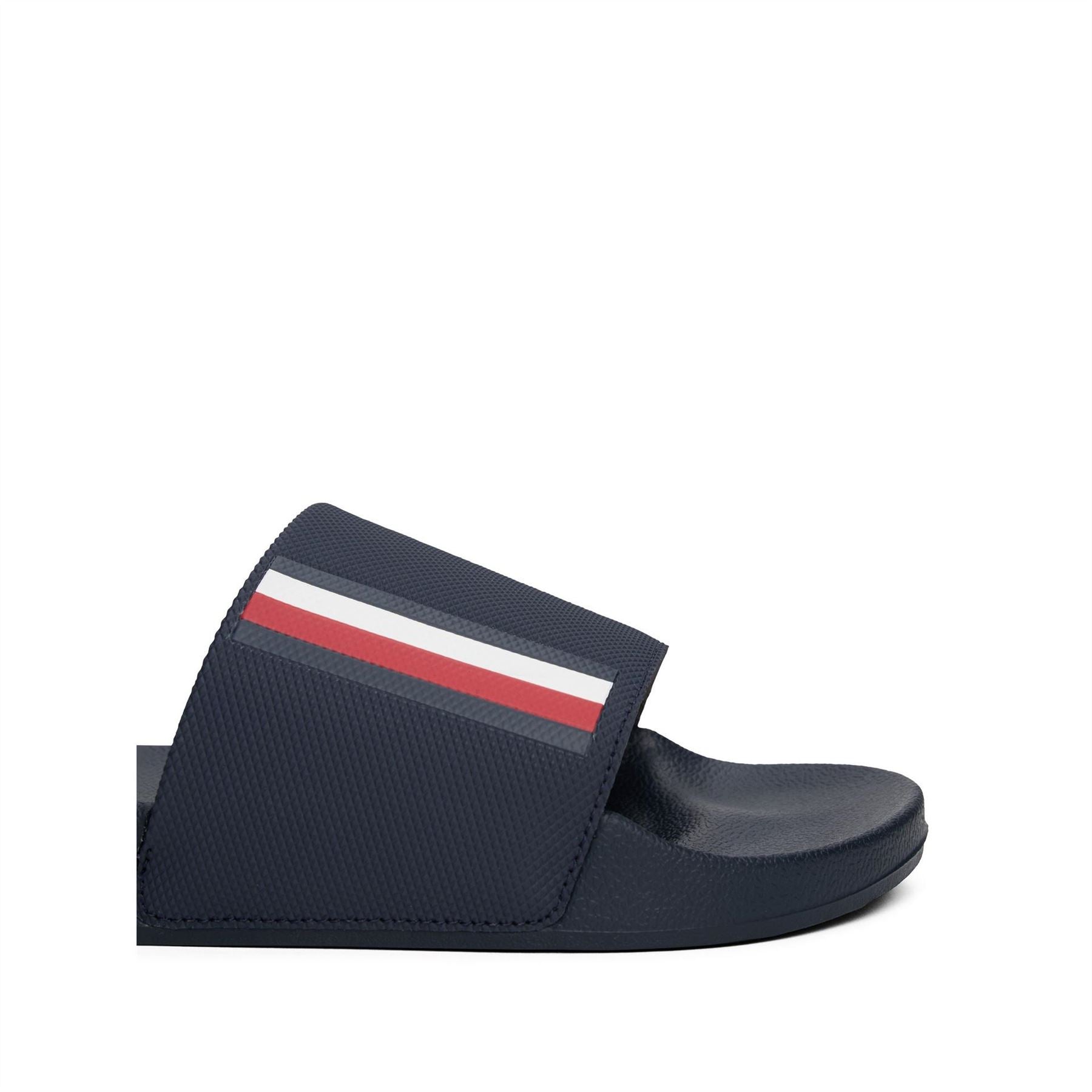 Tommy Hilfiger Textured Open Toe Pool Slides
